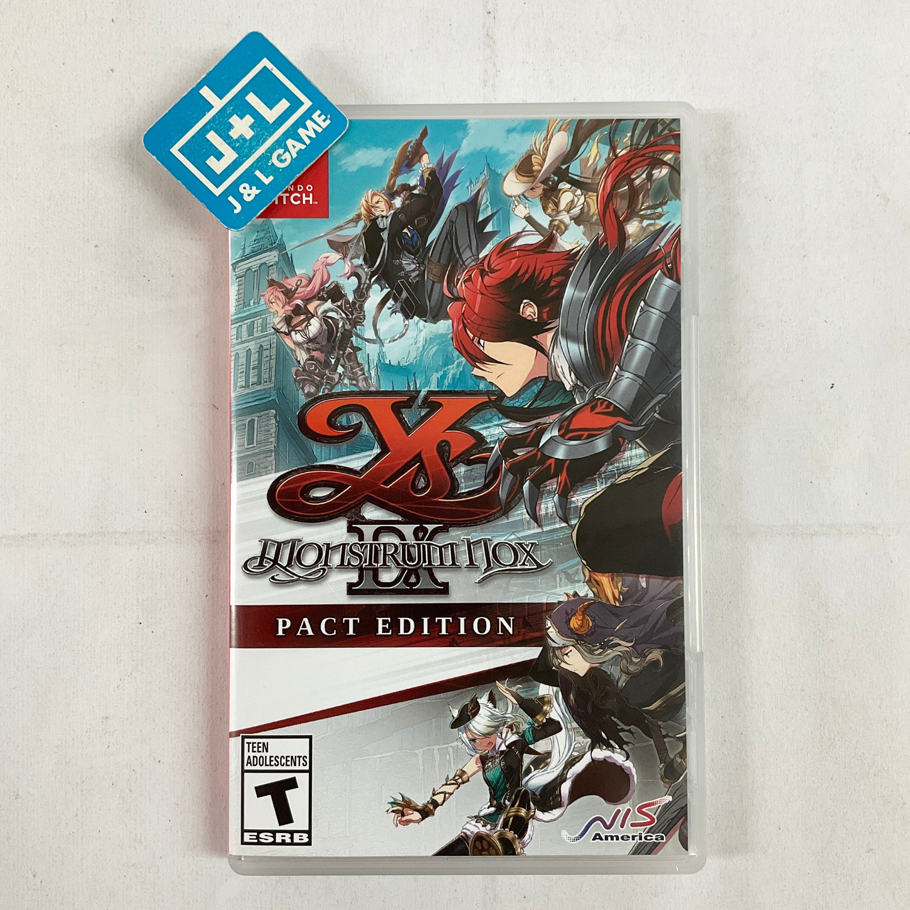Ys IX: Monstrom Nox (Pact Edition) - (NSW) Nintendo Switch [Pre-Owned] Video Games NIS America   