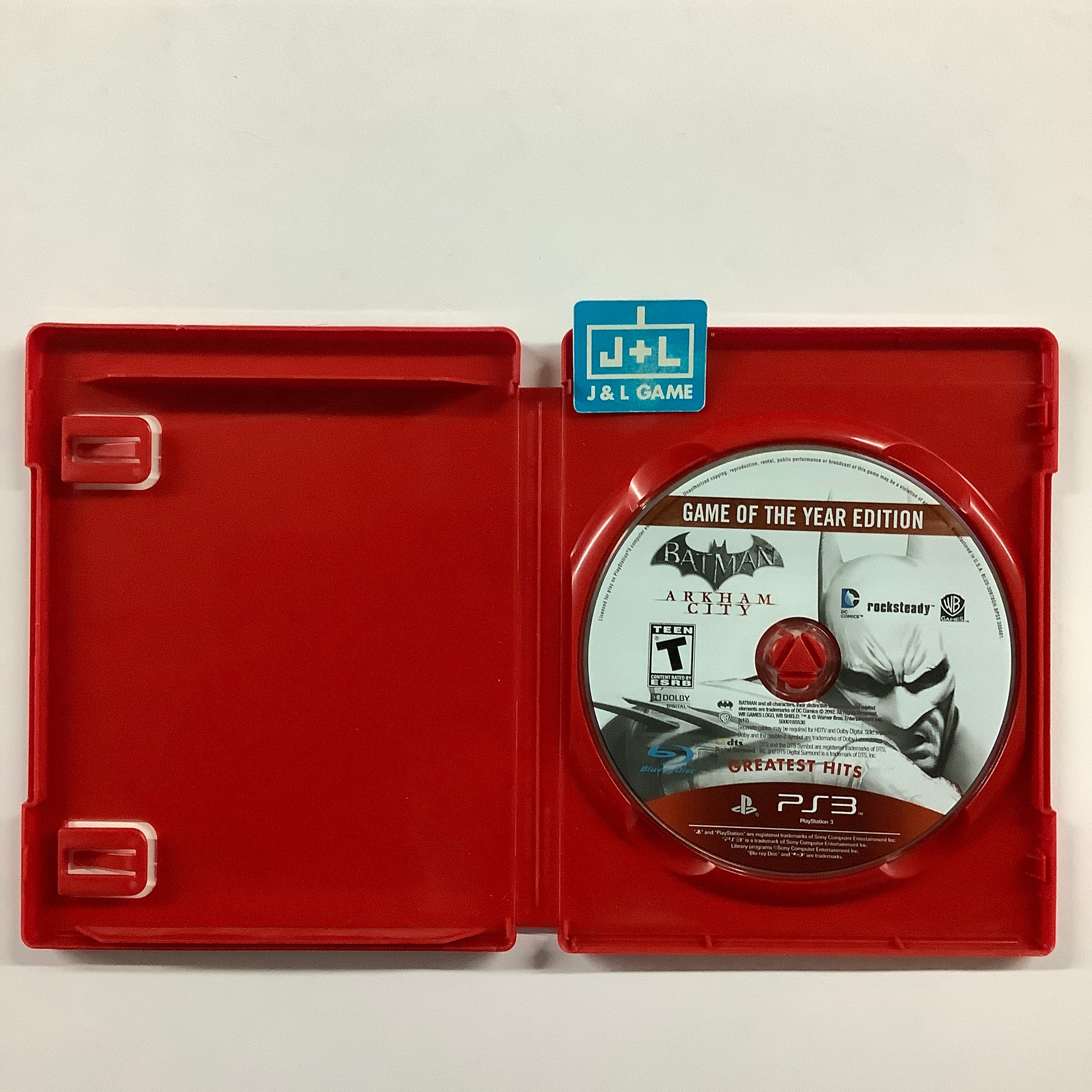 Batman: Arkham City - Game of the Year Edition (Greatest Hits) - (PS3) PlayStation 3 {Pre-Owned] Video Games Warner Bros. Interactive Entertainment   