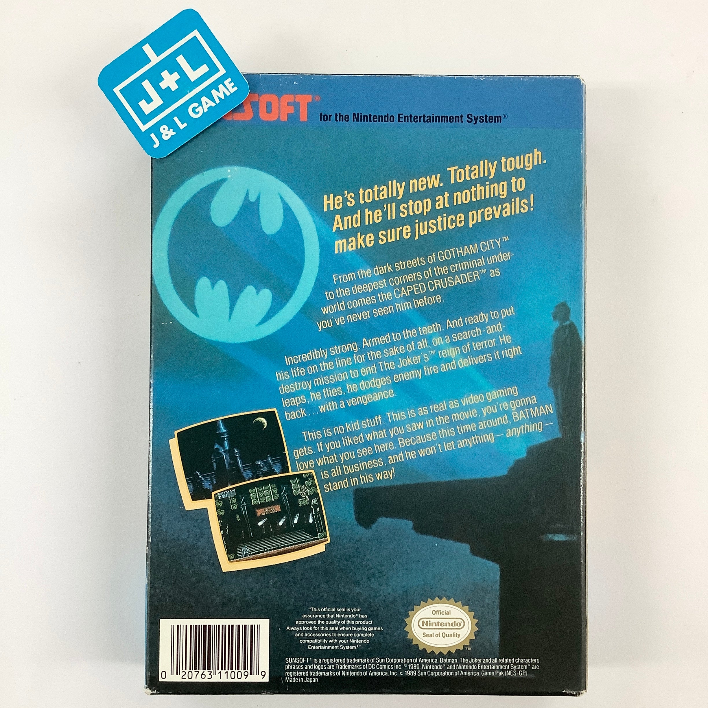 Batman: The Video Game - (NES) Nintendo Entertainment System [Pre-Owned] Video Games Sunsoft   