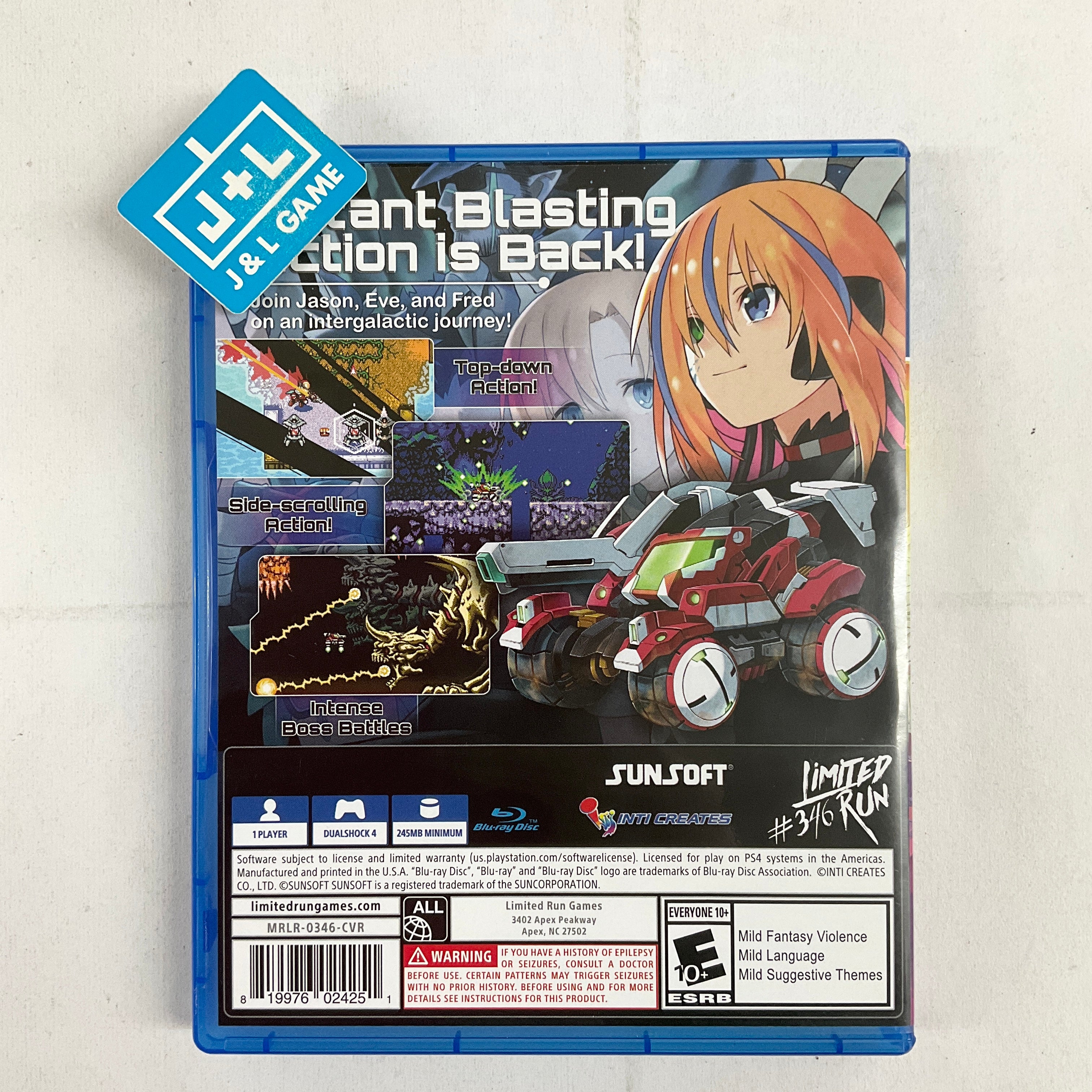 Blaster Master Zero II (Limited Run #346) - (PS4) PlayStation 4 [Pre-Owned] Video Games Limited Run Games   