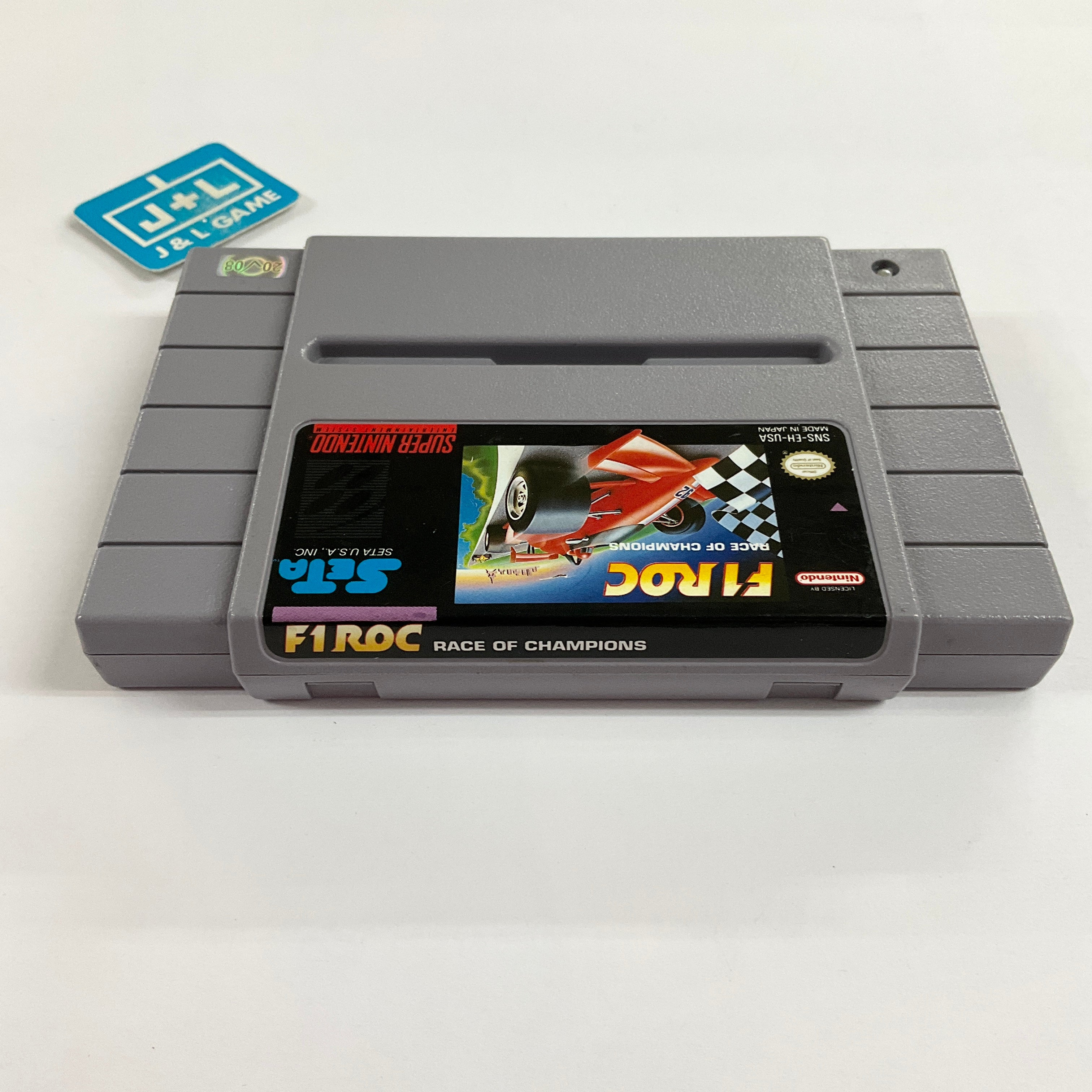 F1 ROC: Race of Champions - (SNES) Super Nintendo [Pre-Owned] Video Games Seta Corporation   