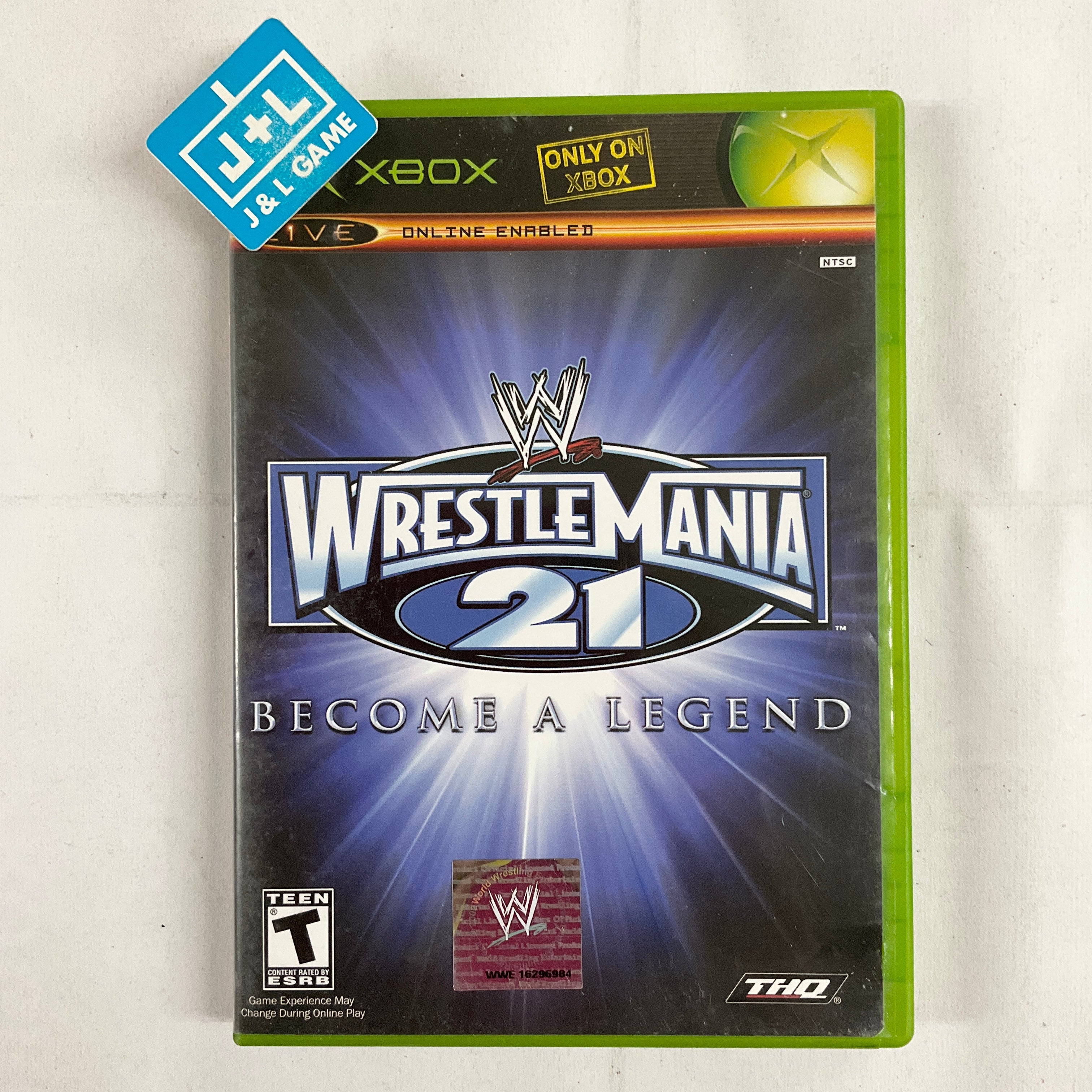 WWE Wrestlemania XXI (XB) Xbox [Pre-Owned] J&L Game