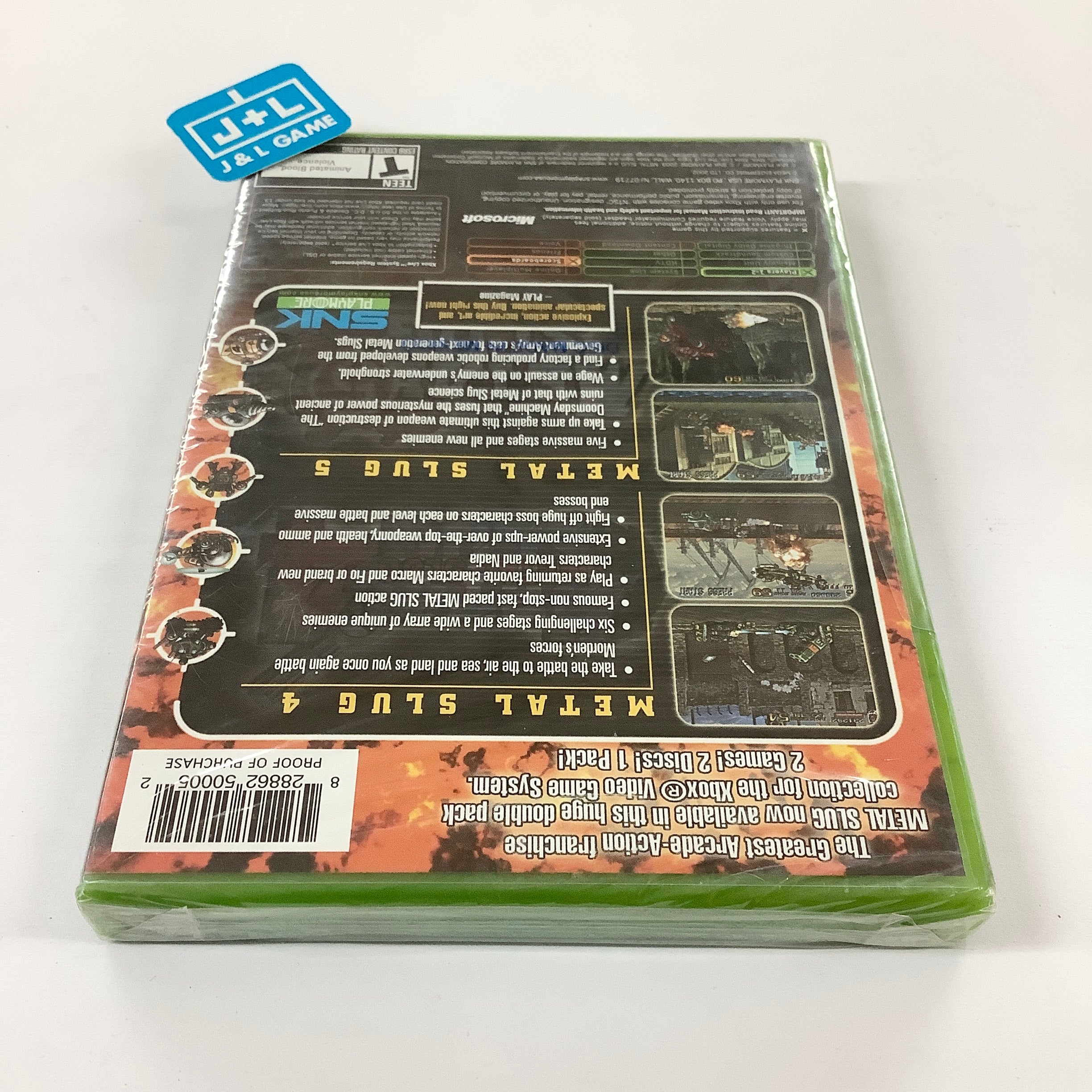 Metal Slug 4 & 5 - (XB) Xbox Video Games SNK Playmore   