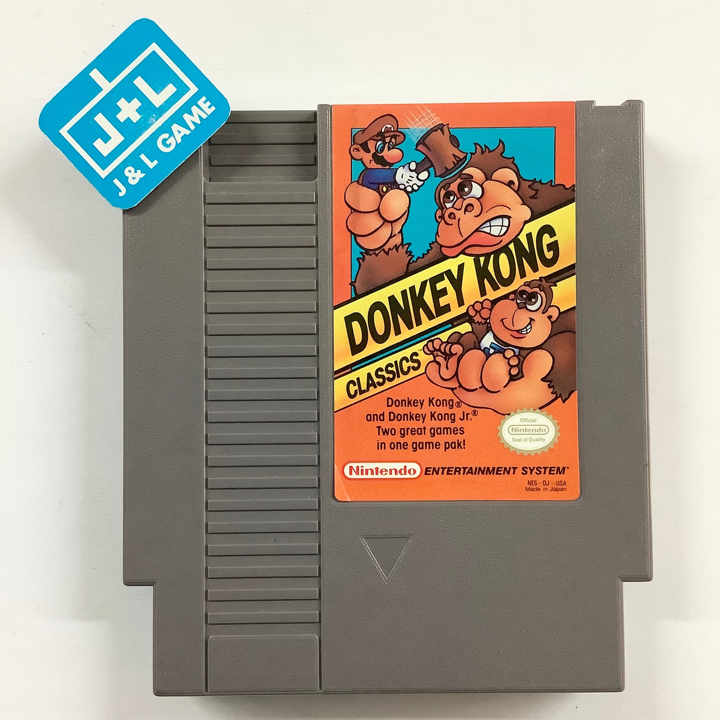 Donkey Kong Classics NES Nintendo Entertainment System Pre Owned J L Game
