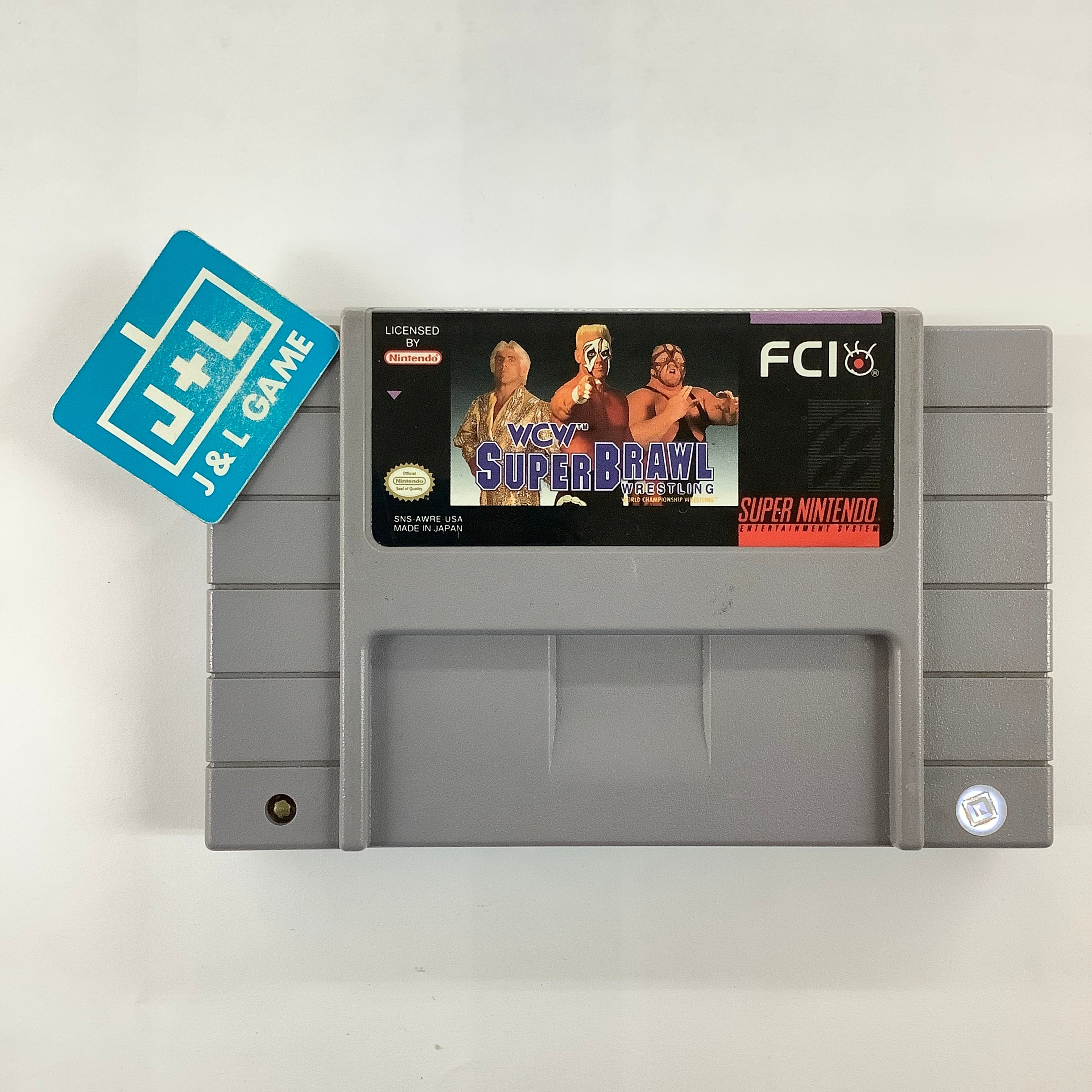 WCW Super Brawl Wrestling - (SNES) Super Nintendo [Pre-Owned] Video Games FCI, Inc.   