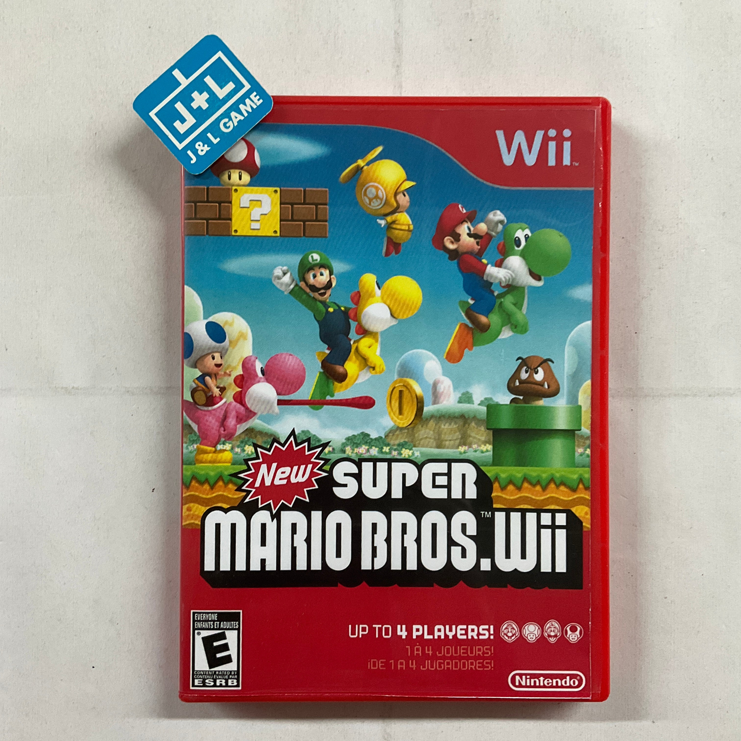 New Super Mario Bros. Wii (Red Case) - Nintendo Wii [Pre-Owned] Video Games Nintendo   