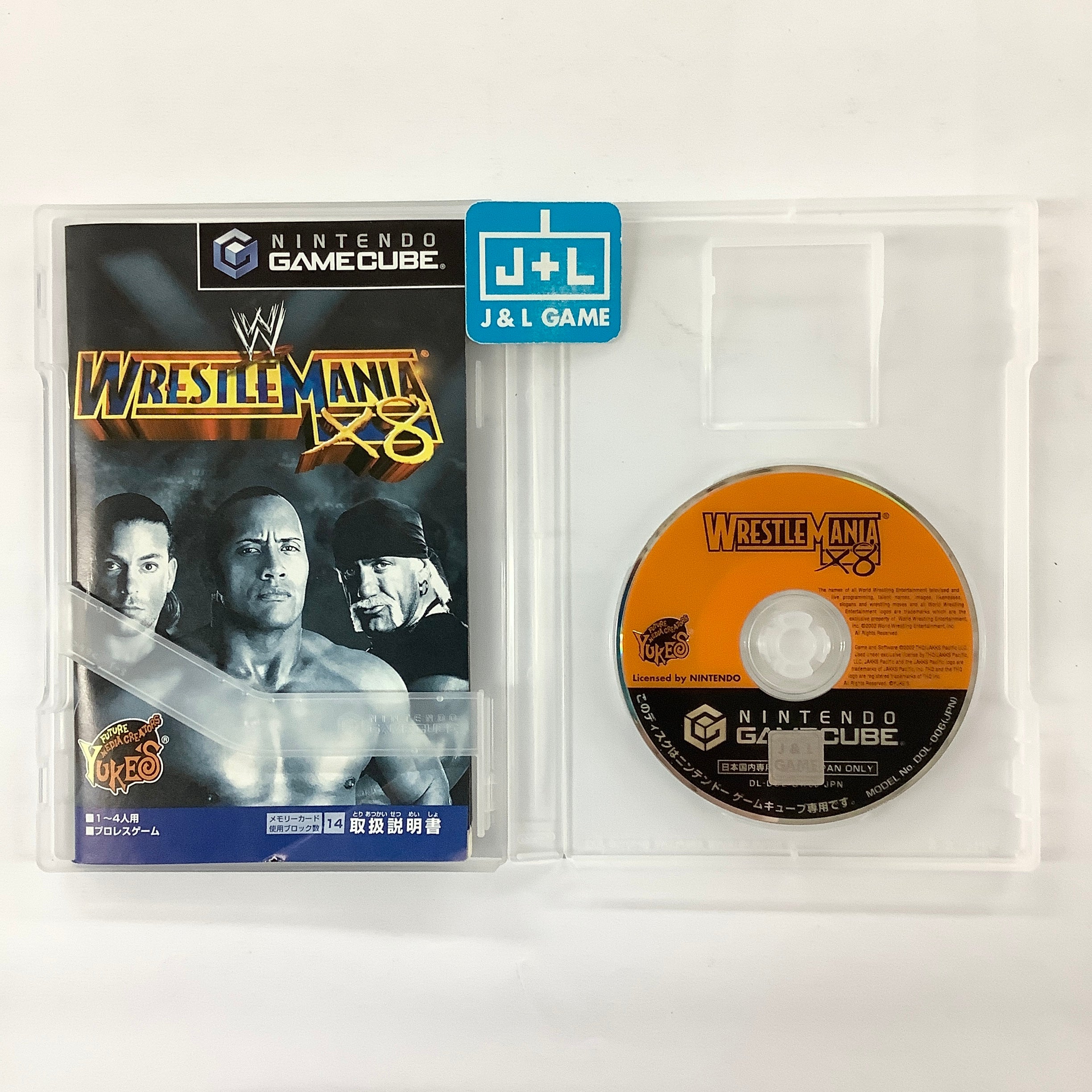 WWE WrestleMania X8 - (GC) GameCube [Pre-Owned] (Japanese Import) Video Games THQ   