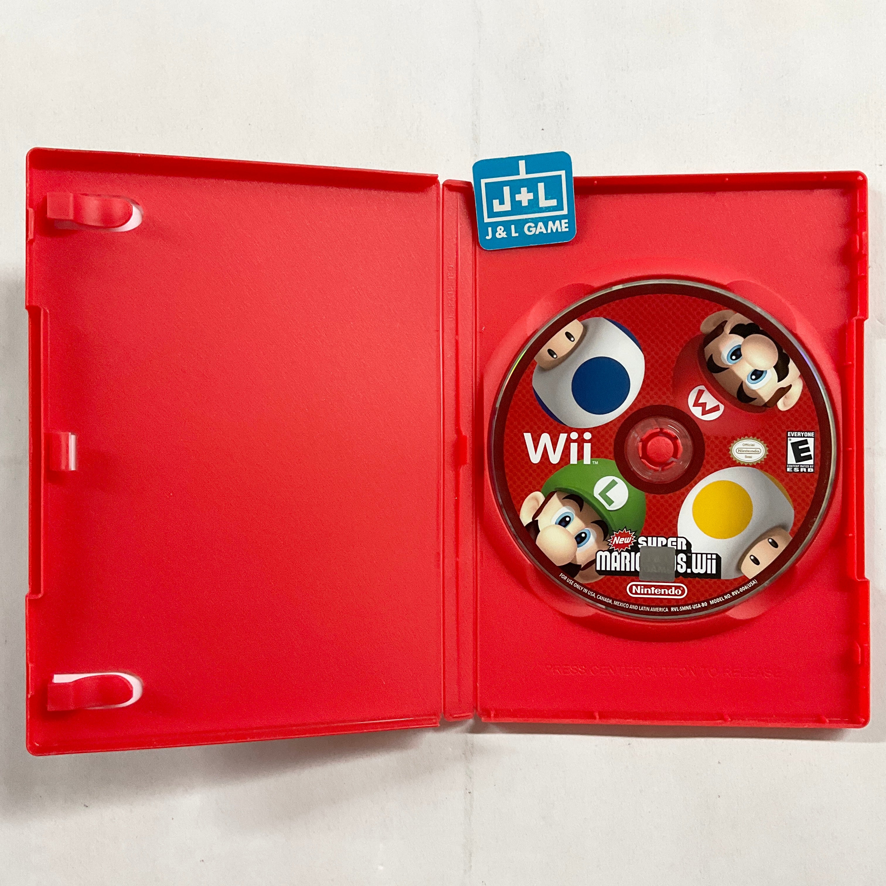 New Super Mario Bros. Wii (Red Case) - Nintendo Wii [Pre-Owned] Video Games Nintendo   