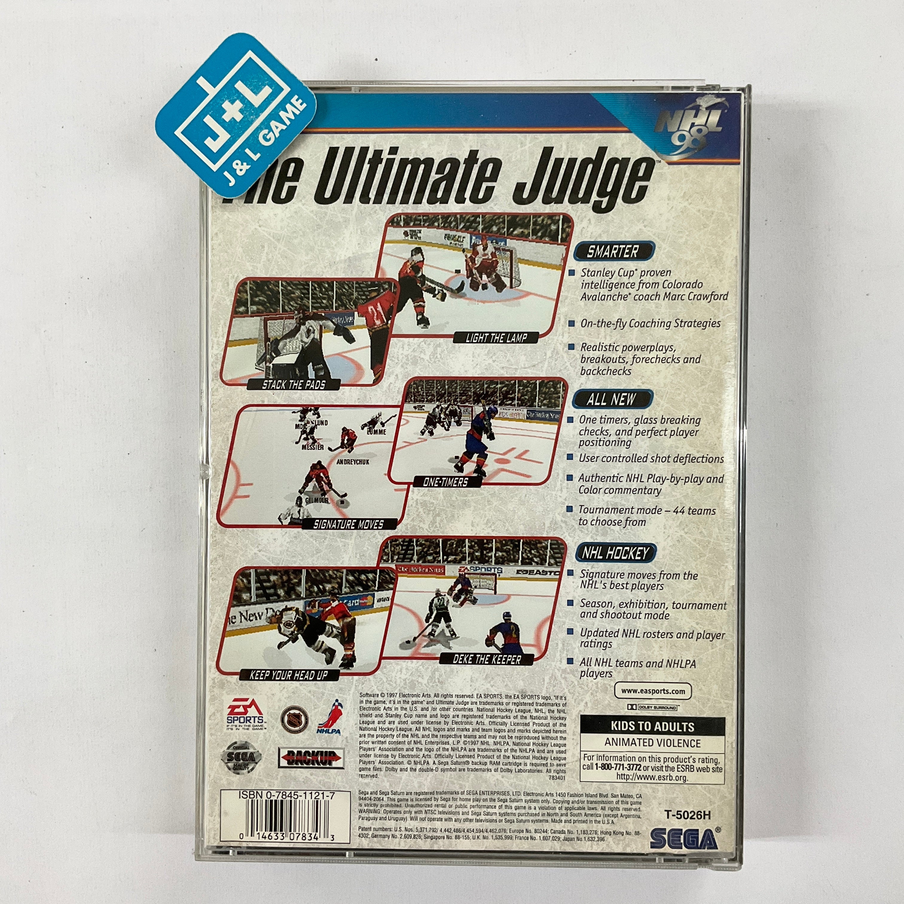 NHL 98 - (SS) SEGA Saturn [Pre-Owned] Video Games Sega   