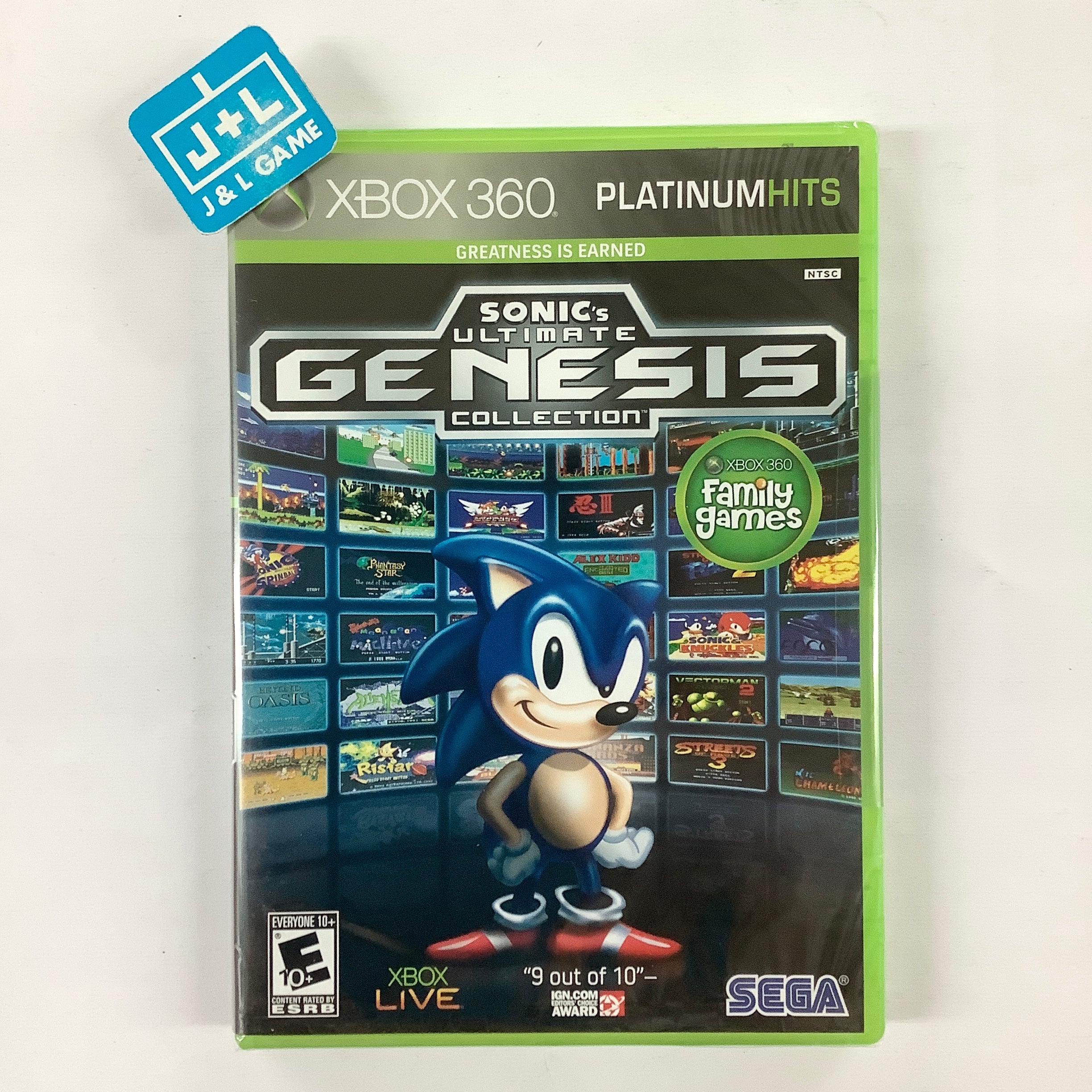 Sonic's Ultimate Genesis Collection (Platinum Hits) - Xbox 360 Video Games Sega   