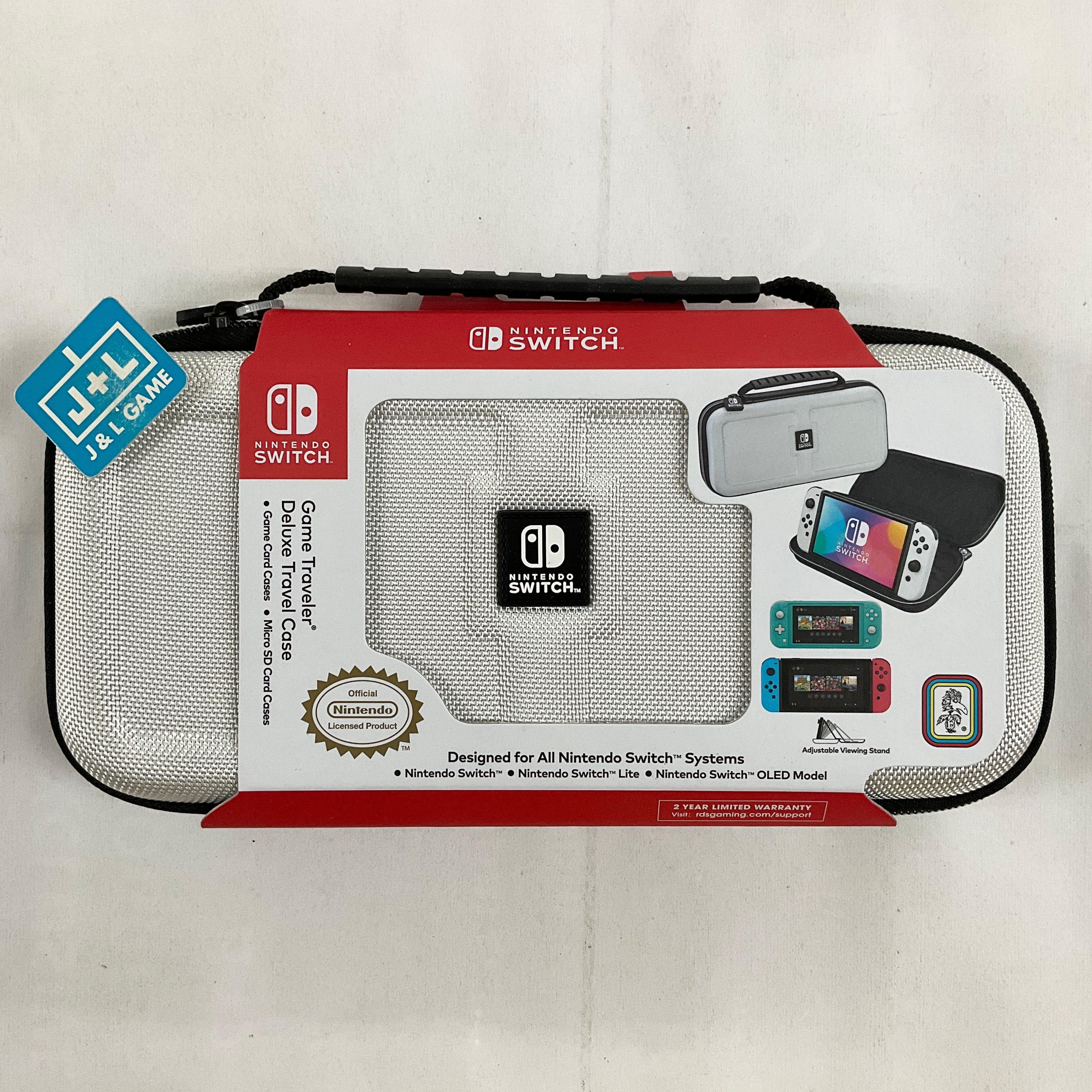 RDS Industries Deluxe Travel Case (White) - (NSW) Nintendo Switch Accessories RDS Industries