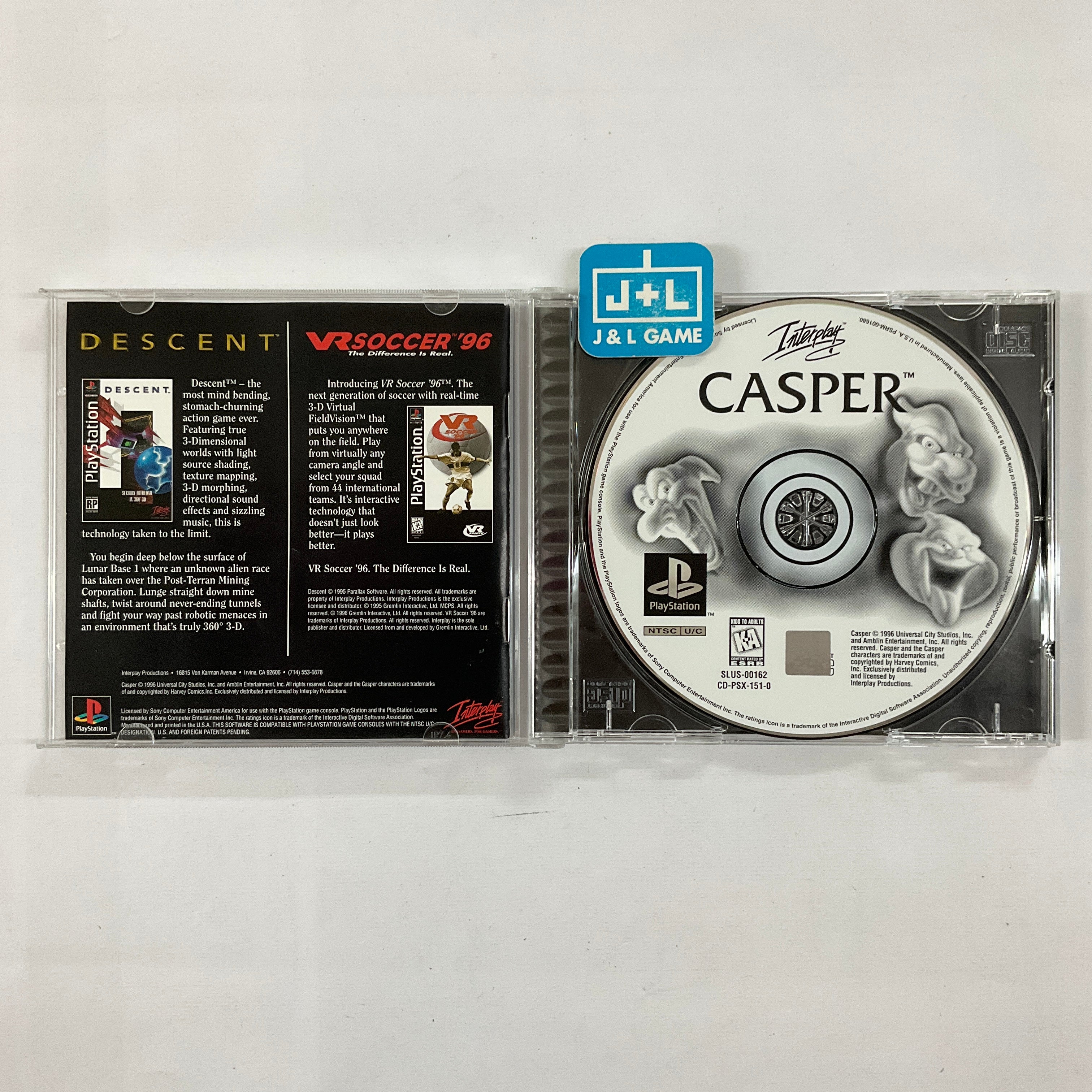 Casper - (PS1) PlayStation 1 [Pre-Owned] Video Games Interplay   
