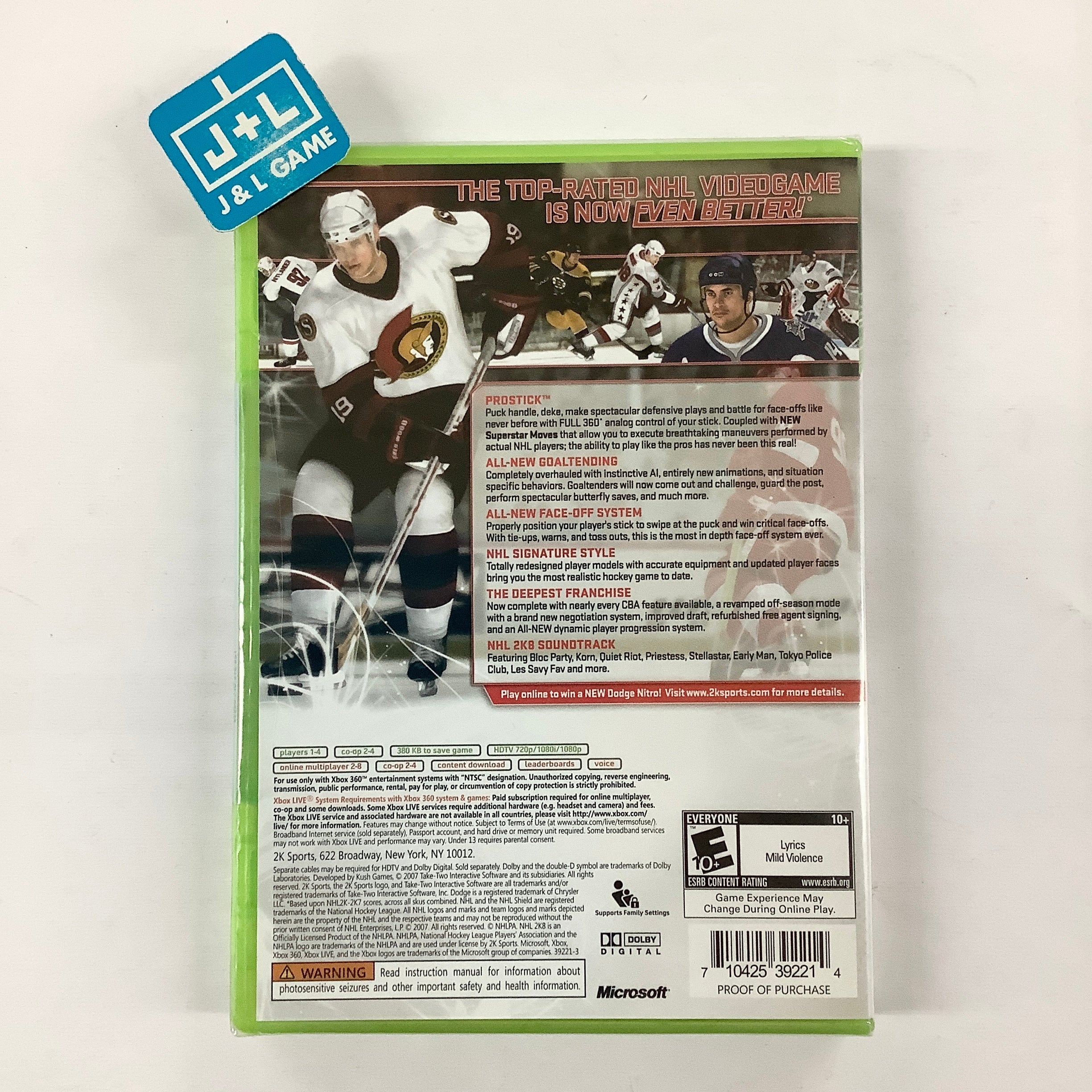 NHL 2K8 - Xbox 360 Video Games Take-Two Interactive   