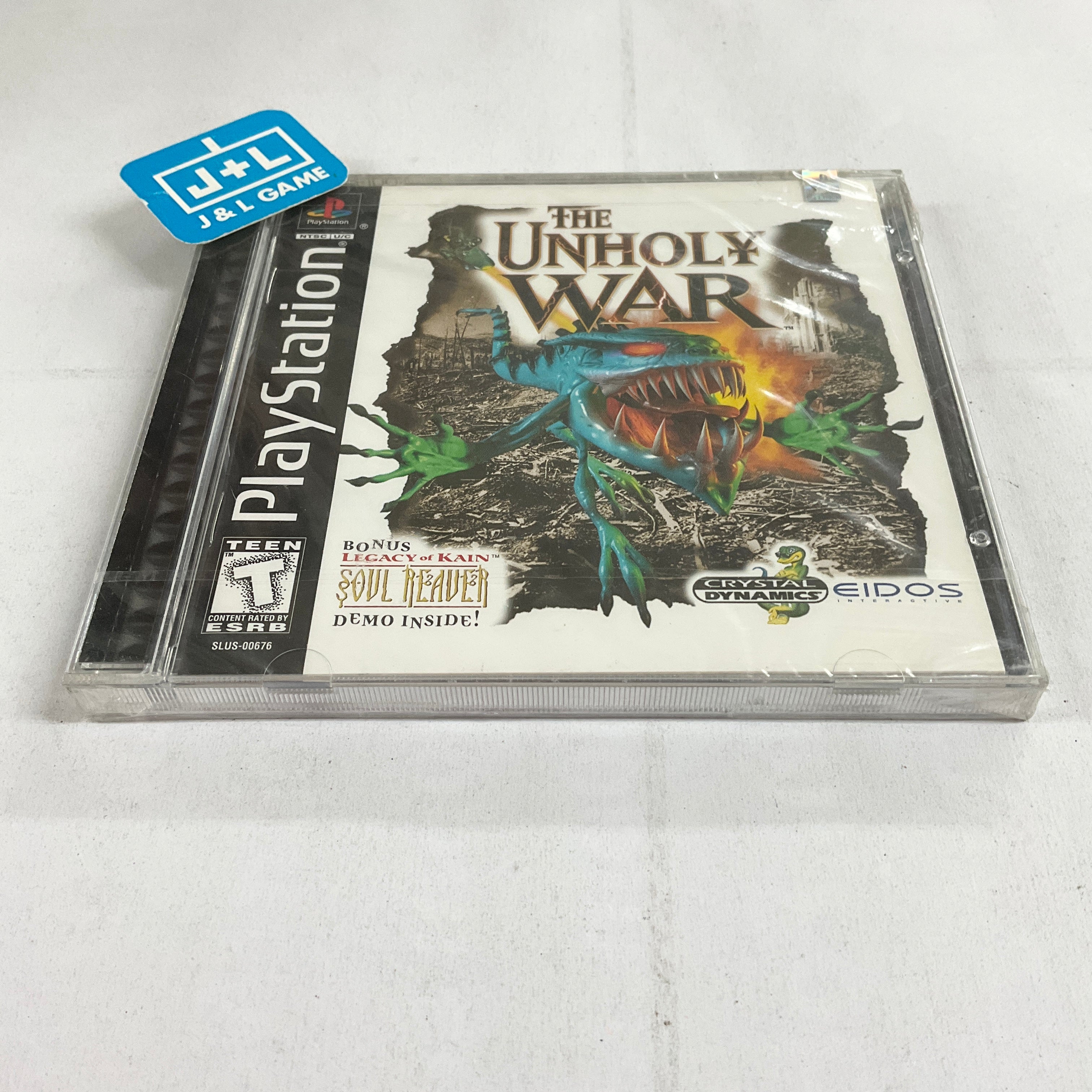 The Unholy War - (PS1) Playstation 1 Video Games EIDOS   