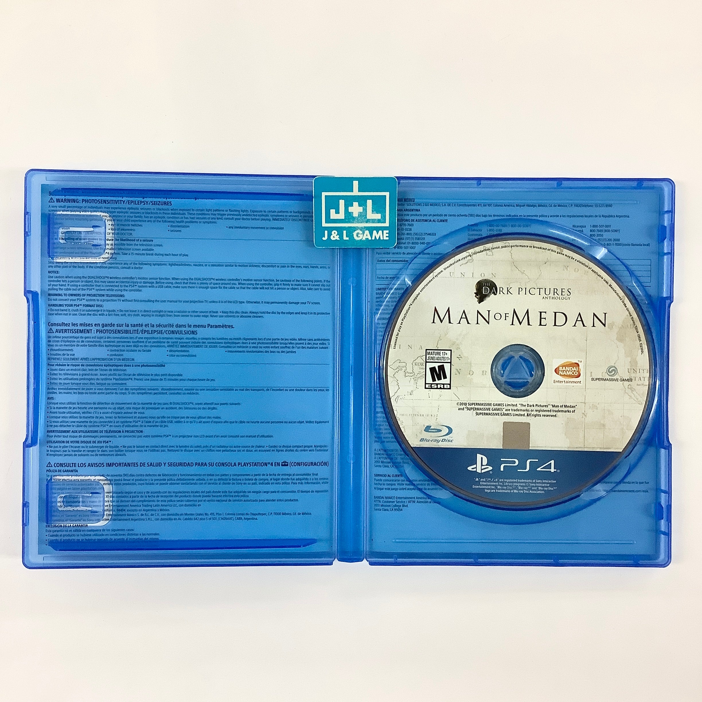 The Dark Pictures: Man of Medan - (PS4) PlayStation 4 [Pre-Owned] Video Games Bandai   