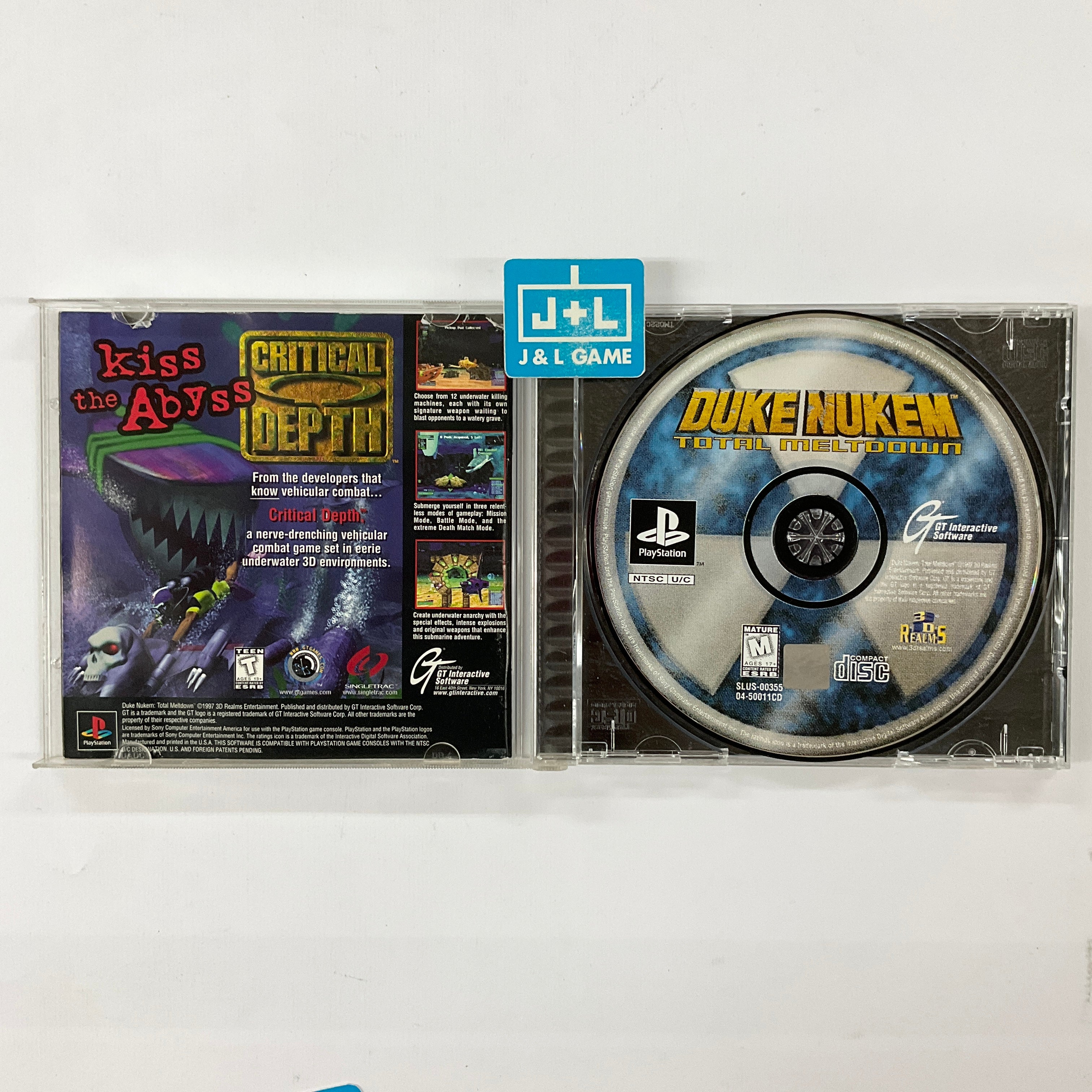 Duke Nukem: Total Meltdown - (PS1) PlayStation 1 [Pre-Owned] Video Games GT Interactive   