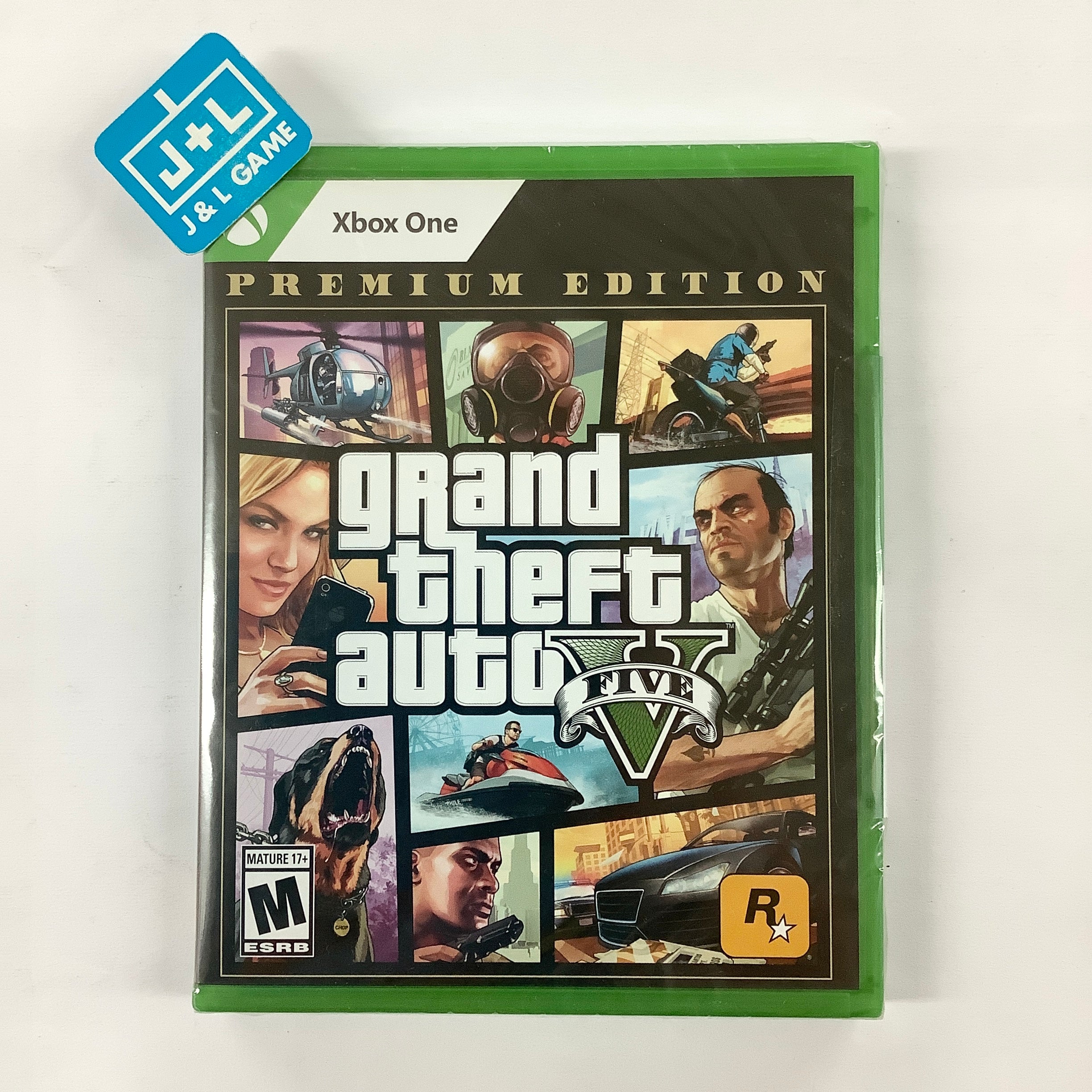 Grand Theft Auto V Premium Edition - (XB1) Xbox One Video Games Rockstar Games   