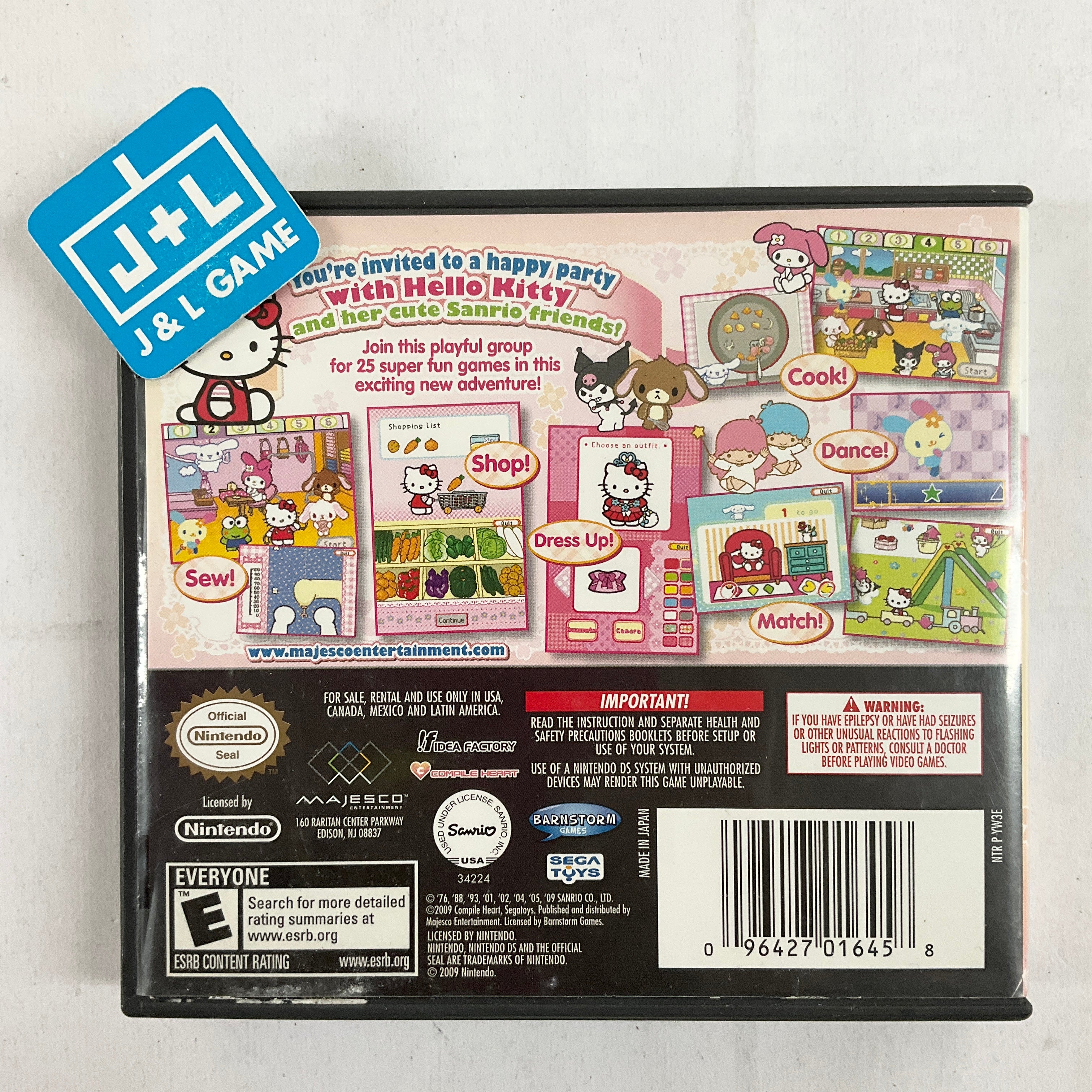 Hello Kitty Party - (NDS) Nintendo DS [Pre-Owned] Video Games Majesco   