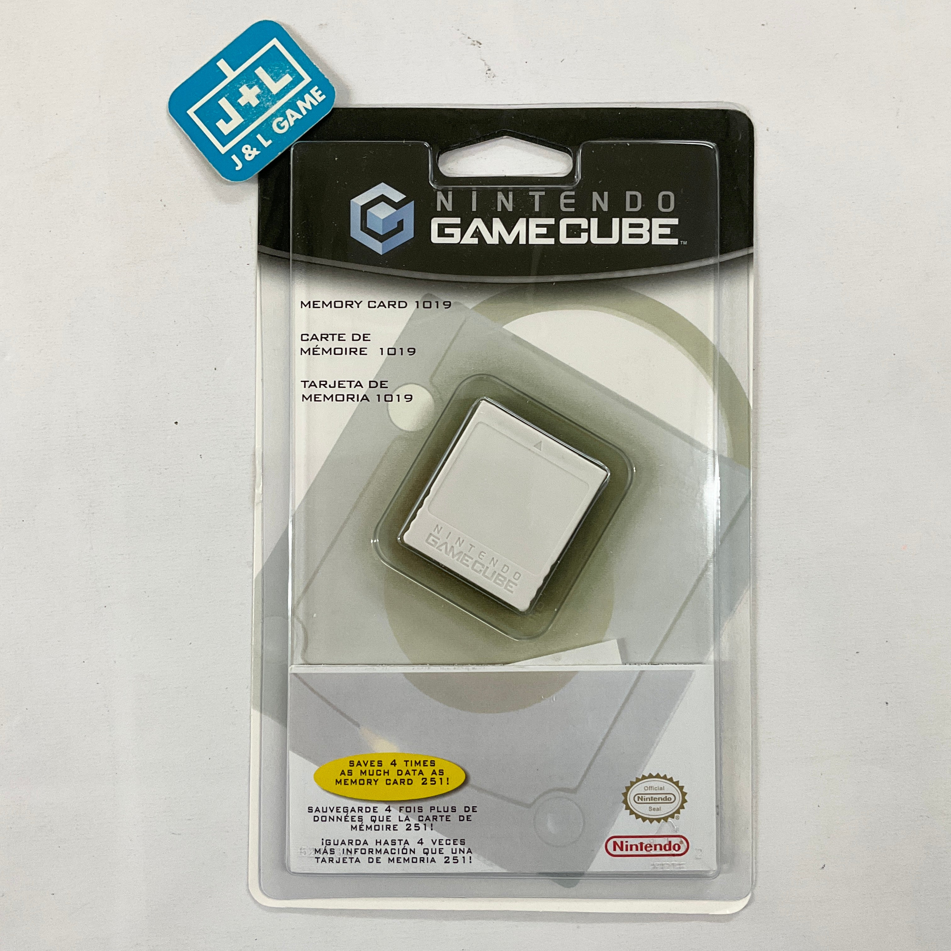 GameCube Memory Card 1019 GC GameCube