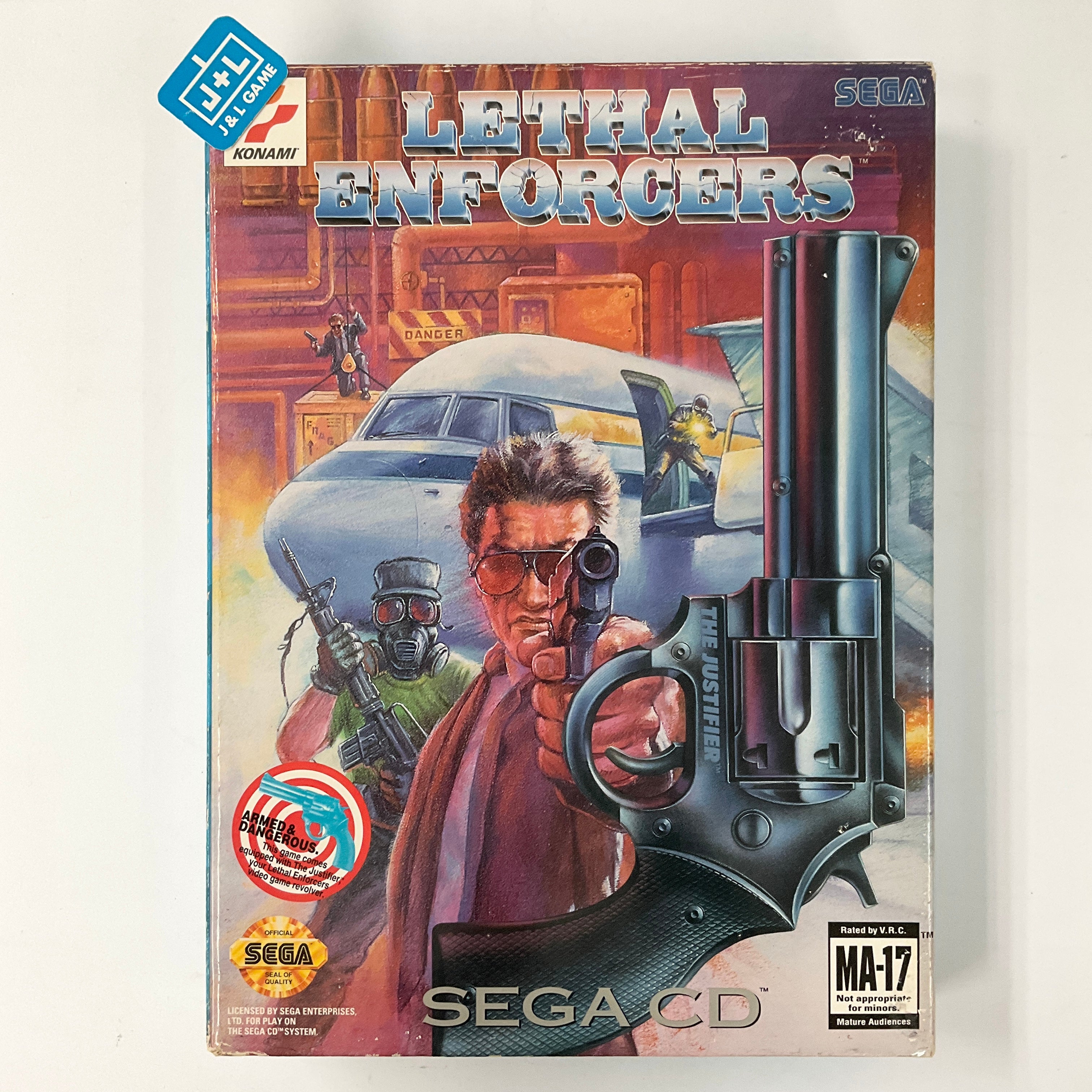 Lethal Enforcers - (SCD) SEGA CD [Pre-Owned] | J&L Game