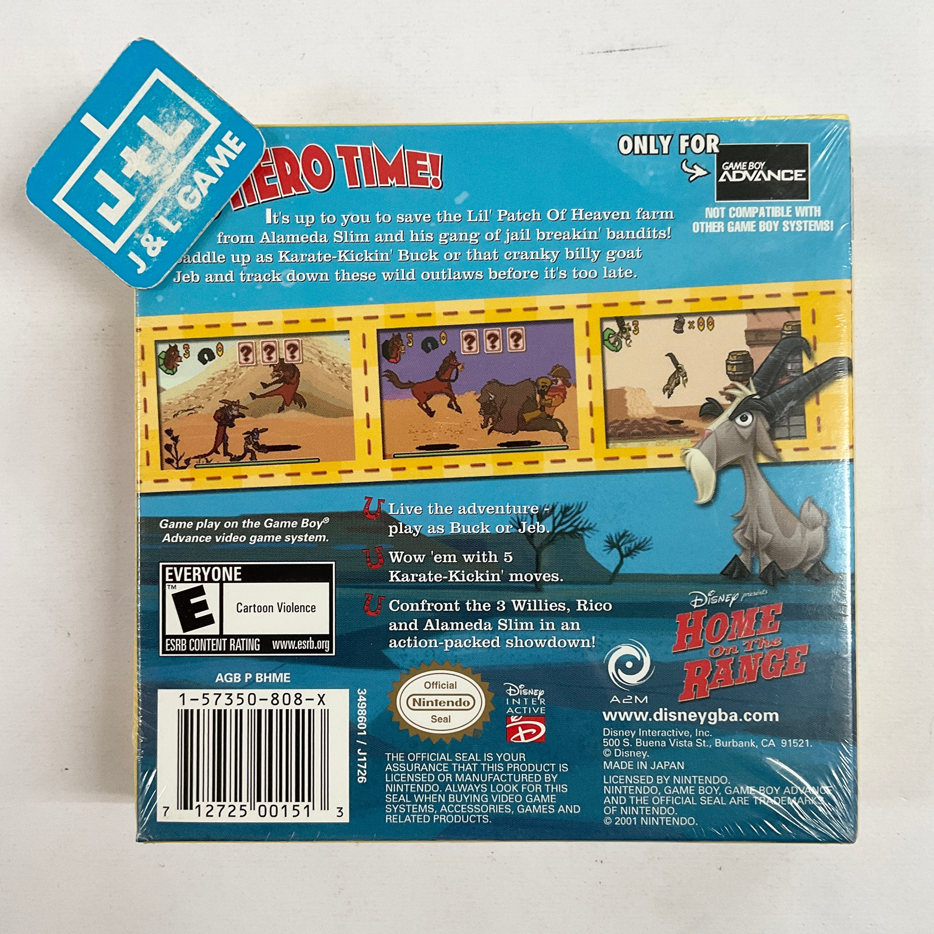 Disney presents Home on the Range - (GBA) Game Boy Advance Video Games Disney Interactive   