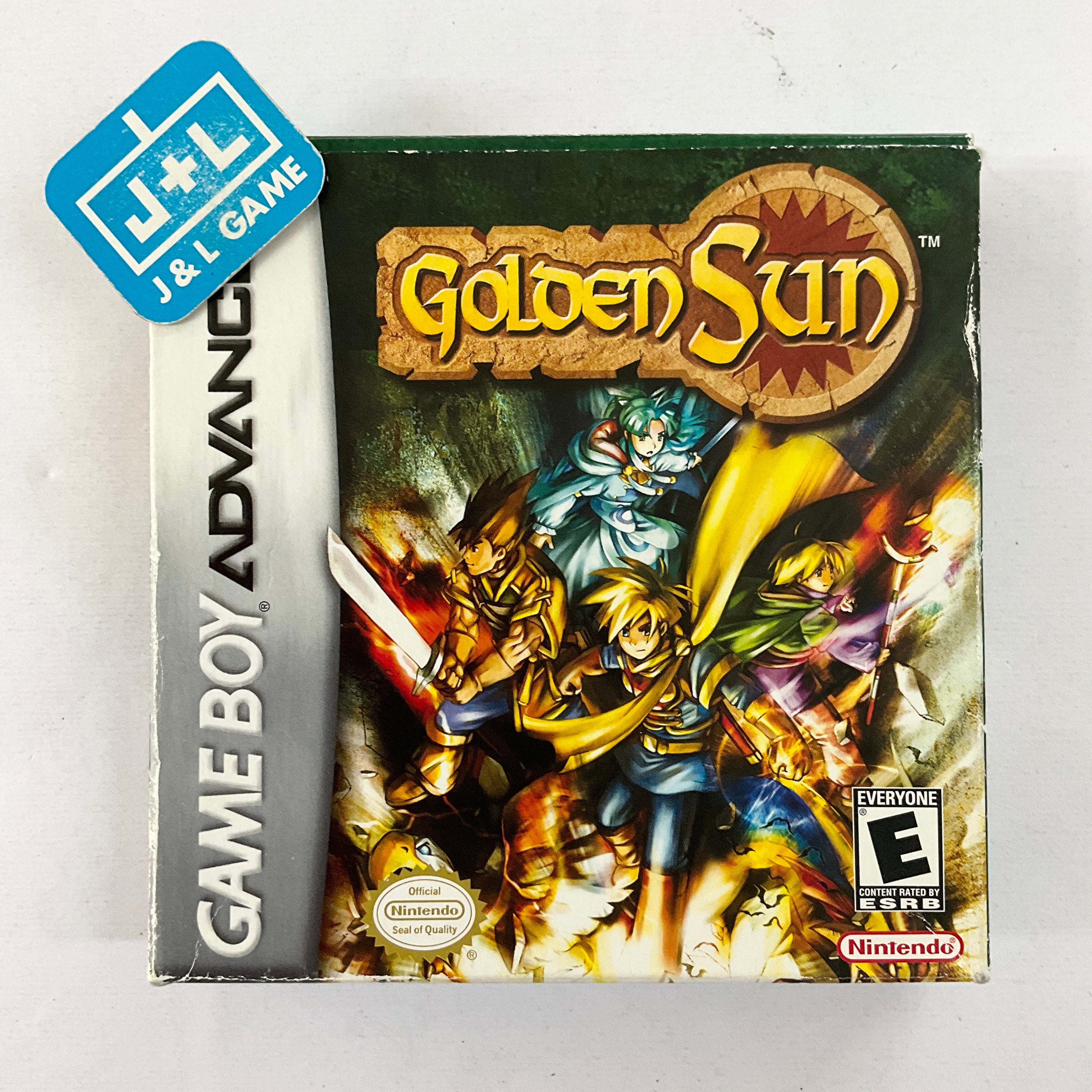 Jeu GBA Golden Sun Complet Jeux Golden Sun + Golden Sun L'Âge