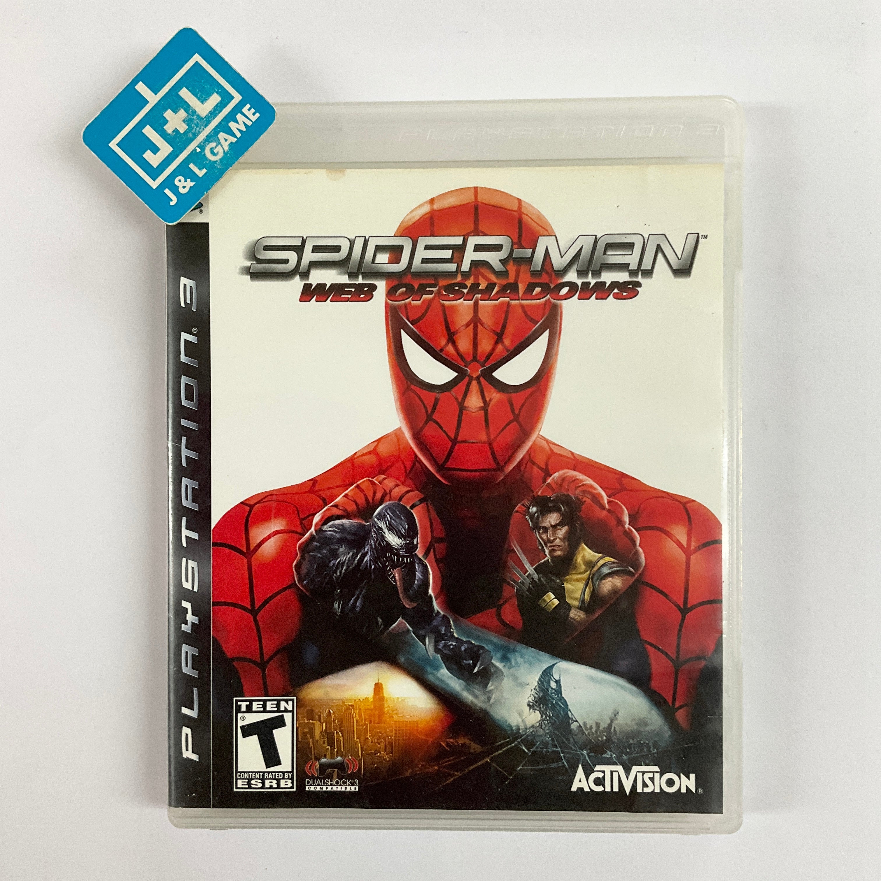 Spider Man Web of Shadows PS3 PlayStation 3 Pre Owned J L Game