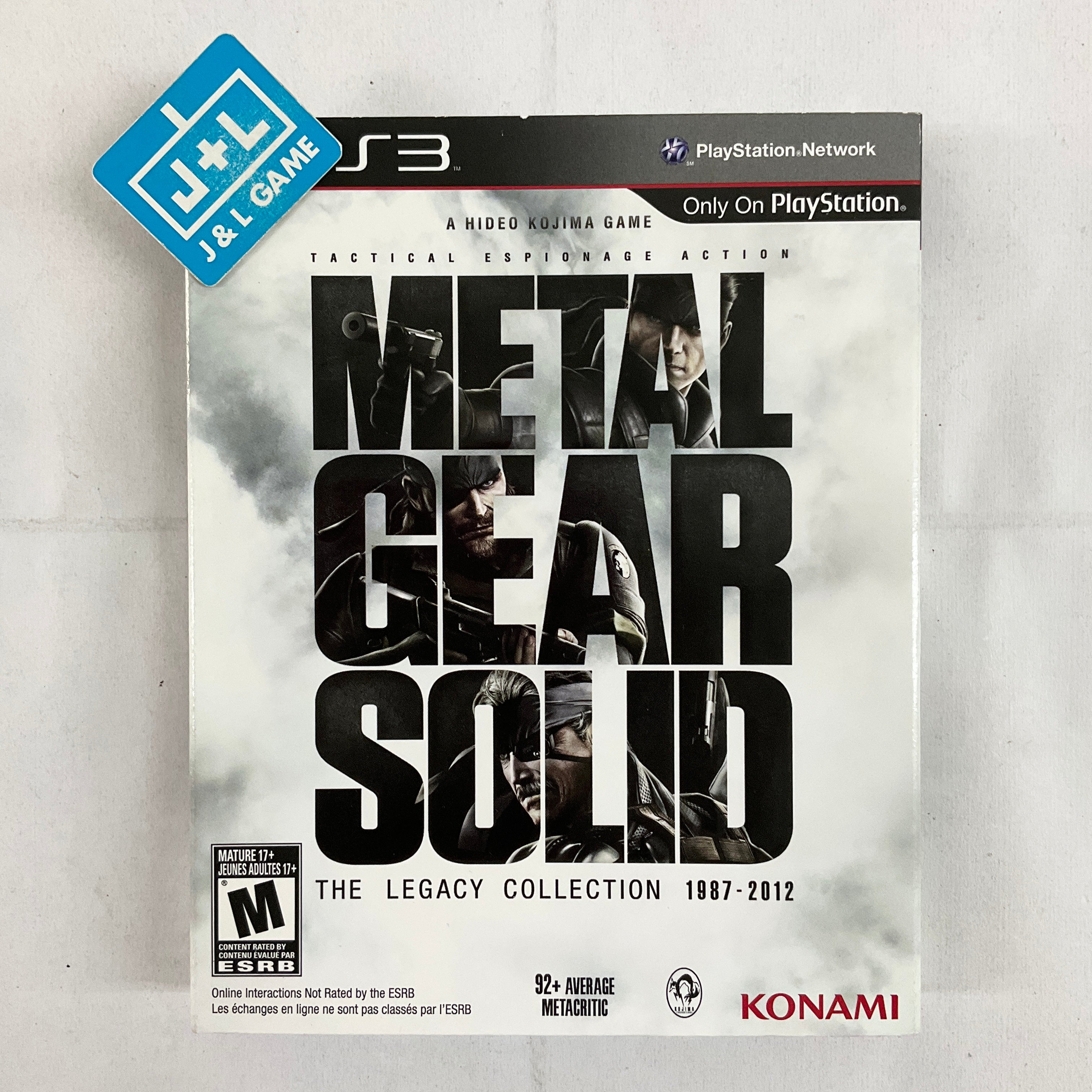metal gear solid legacy collection vs hd collection Metal Gear Solid: The Legacy Collection - (PS3) PlayStation 3 [Pre-Own