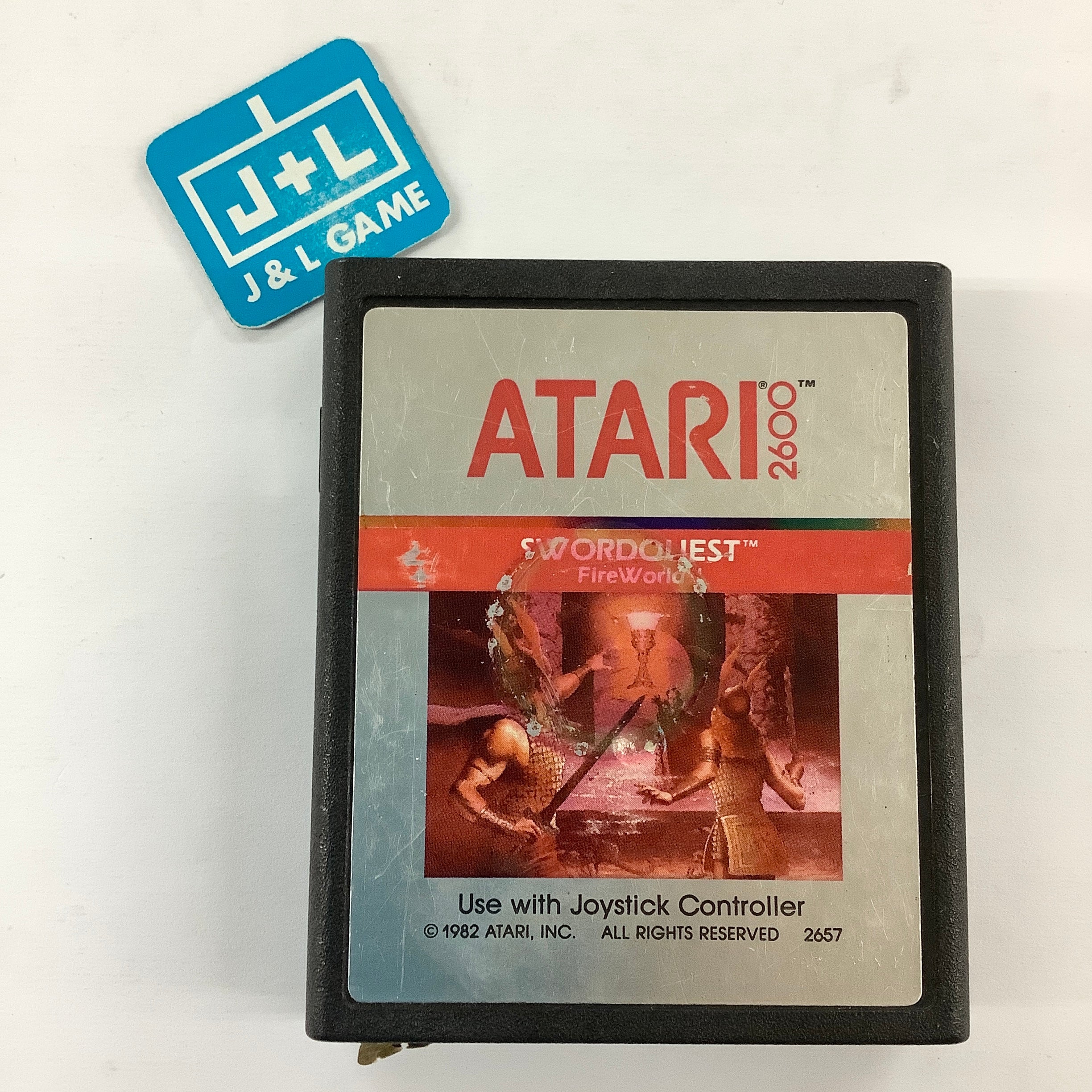JEU ANCIEN ATARI 2600 SWORDQUEST FIREWORLD SCELLÉ EN USINE JEU ANCIEN ATARI 2600 SWORDQUEST FIREWORLD SCELLÉ EN USINE