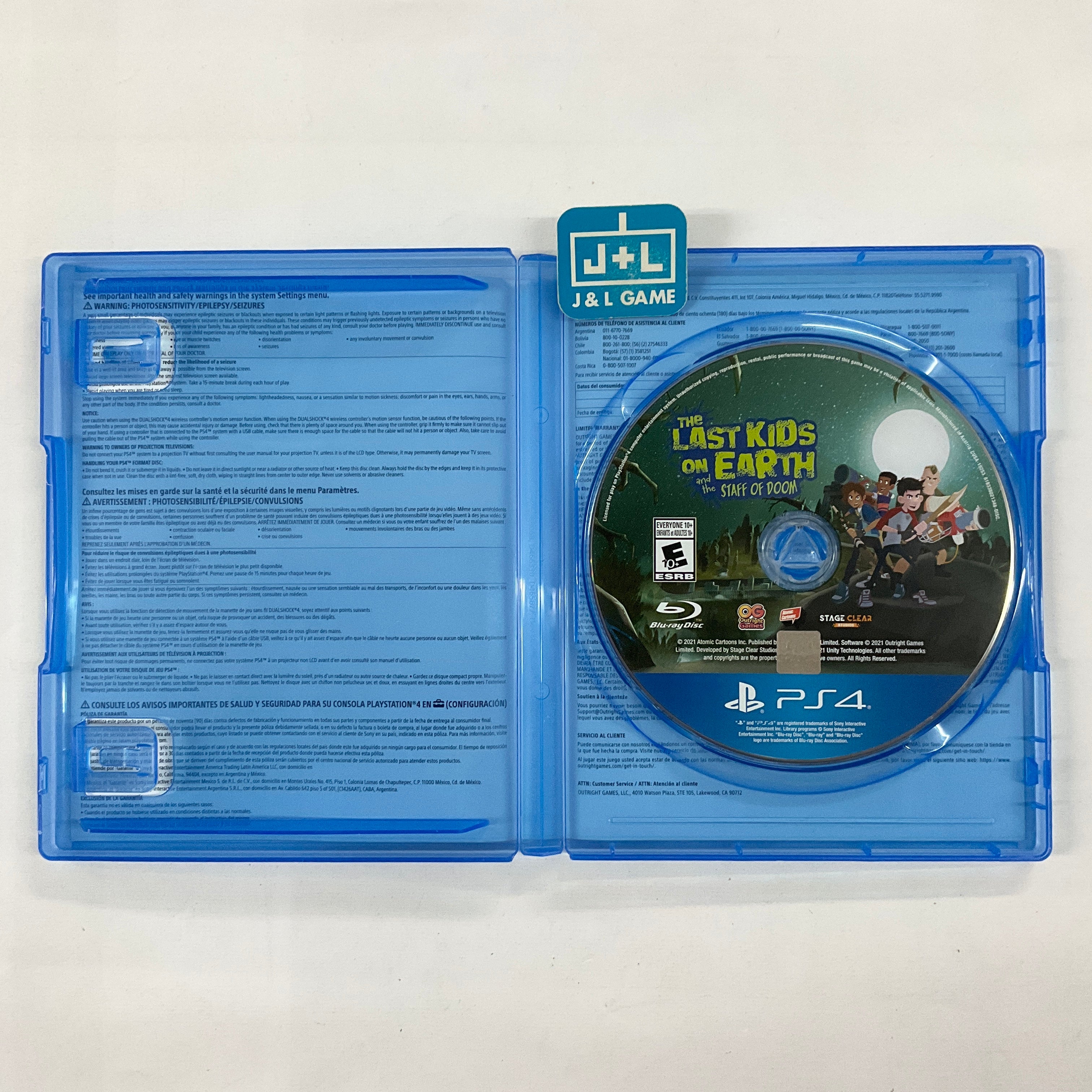 The Last Kids On Earth and the Staff of Doom - (PS4) PlayStation 4 [Pre-Owned] Video Games Outright Games   