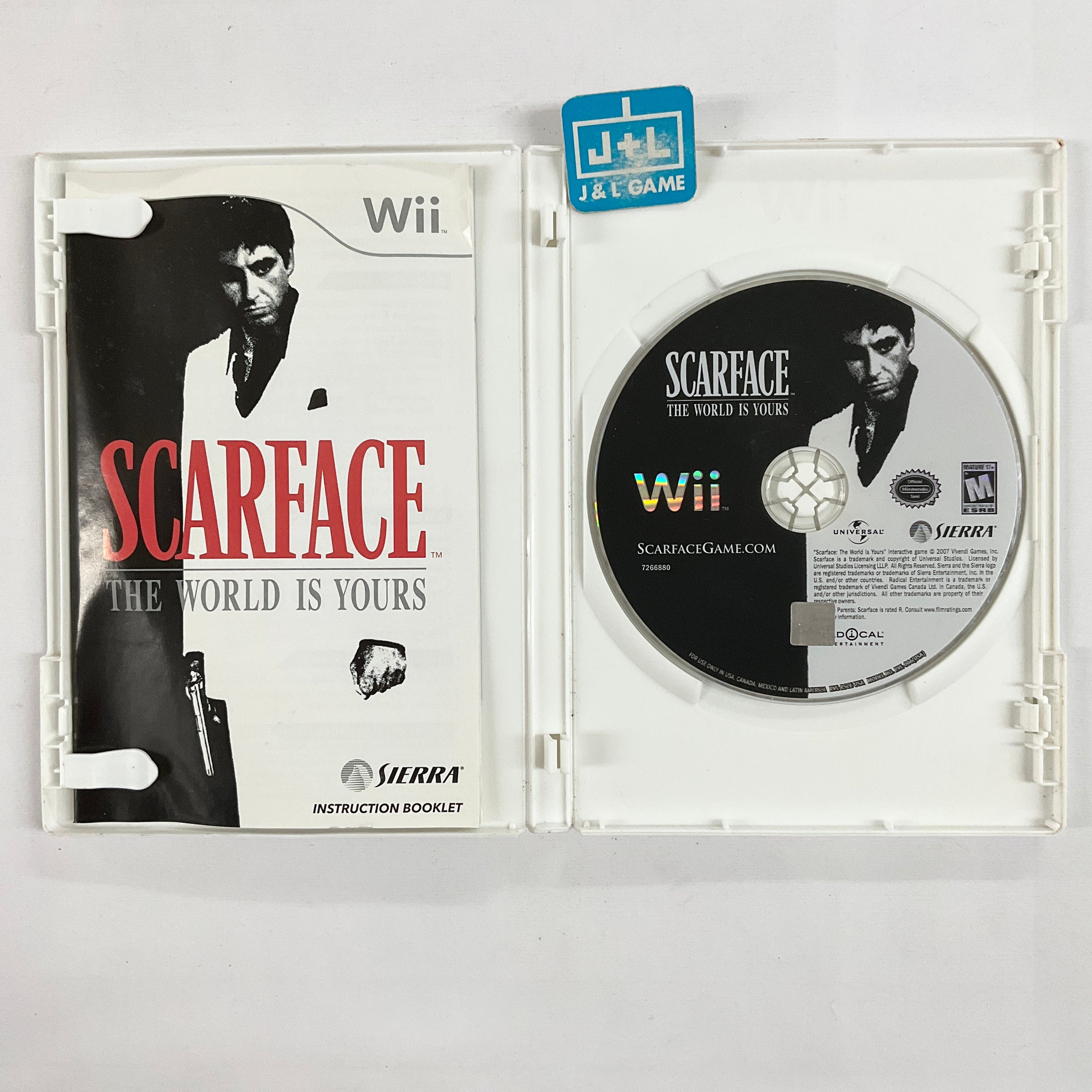 Scarface: The World Is Yours - Nintendo Wii [Pre-Owned] Video Games Vivendi Universal   