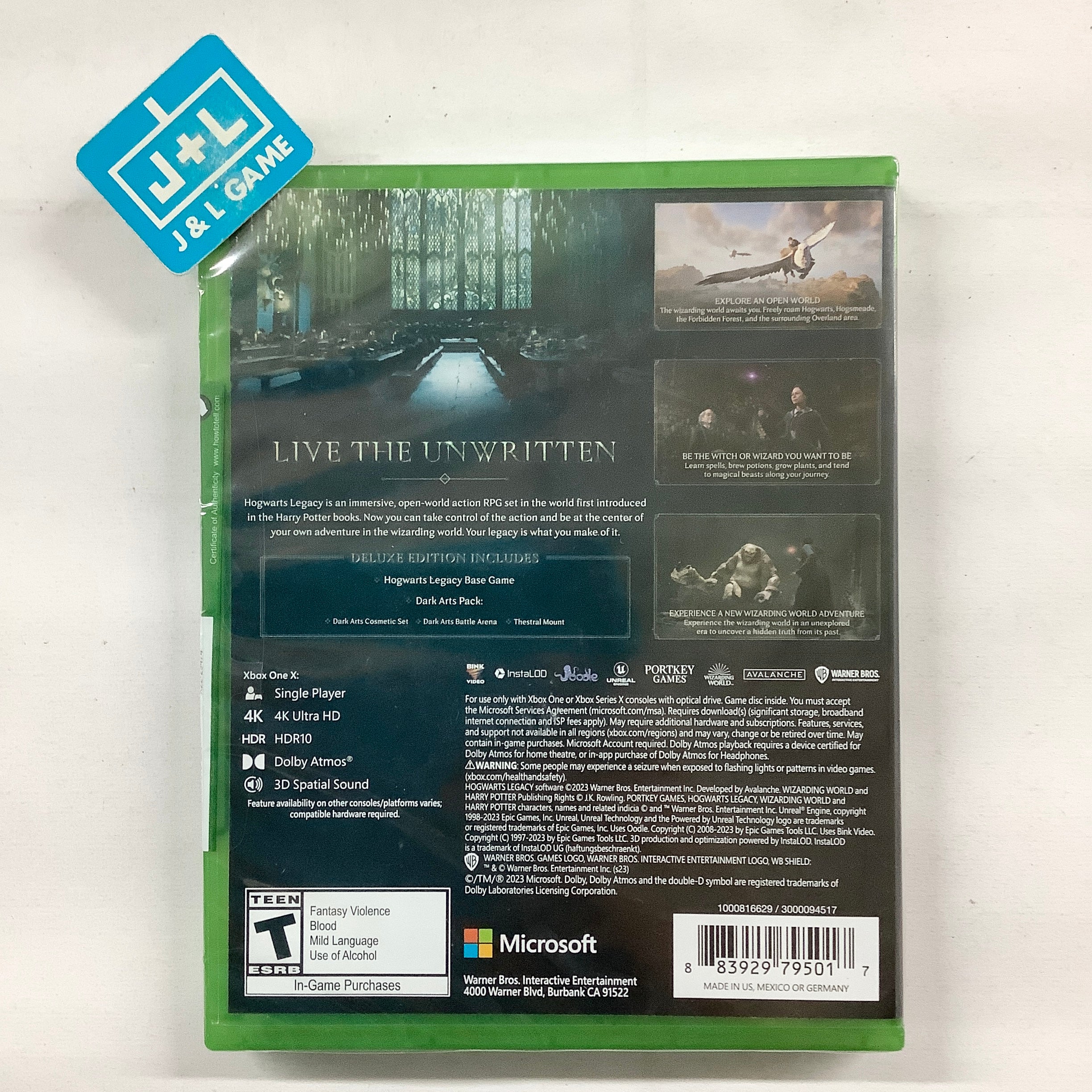 Hogwarts Legacy Deluxe Edition - (XB1) Xbox One Video Games WB Games   