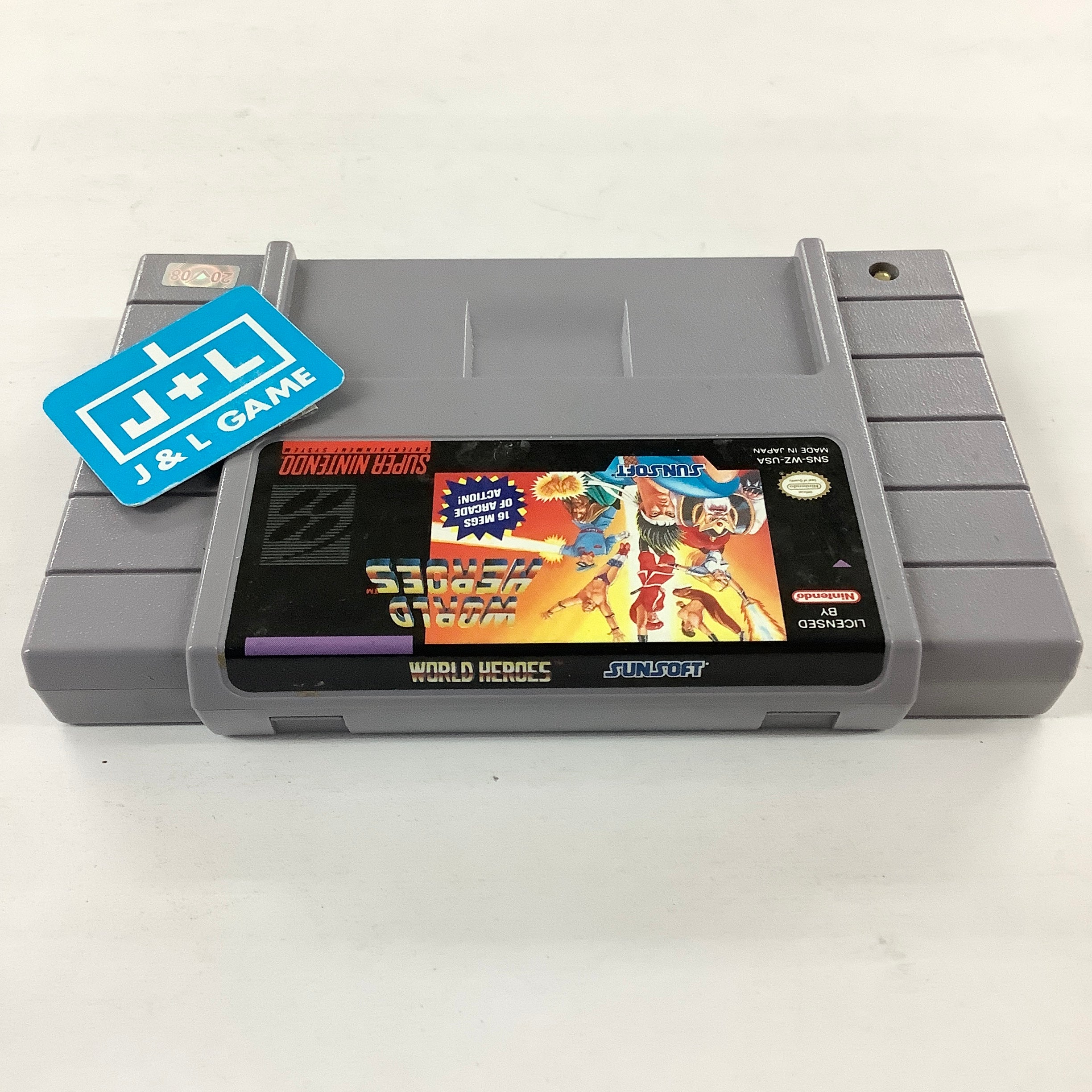 World Heroes - (SNES) Super Nintendo [Pre-Owned] Video Games SunSoft   