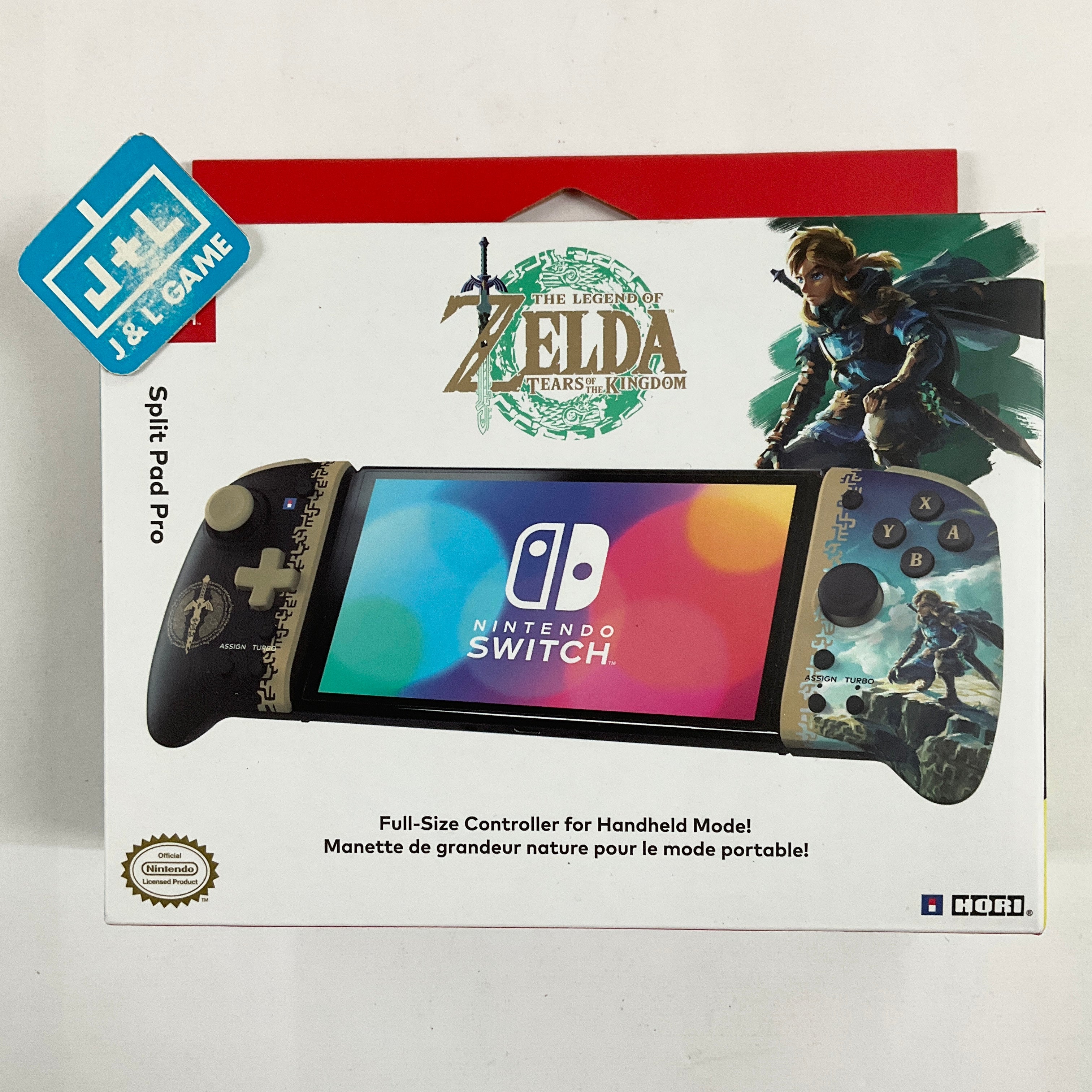 HORI Nintendo Switch Split Pad Pro (The Legend of Zelda: Tears of the Kingdom) - (NSW) Nintendo Switch Accessories HORI   