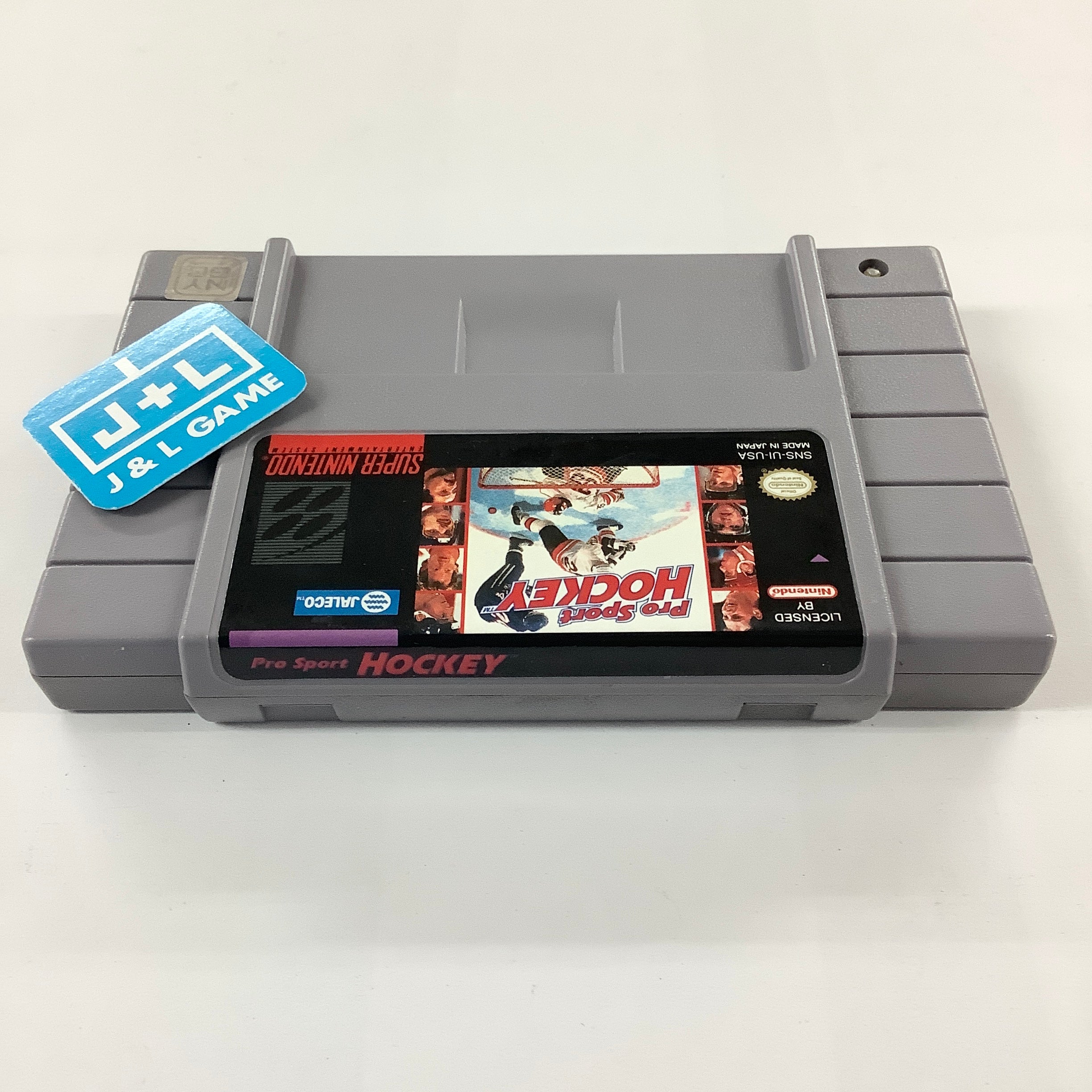 Pro Sport Hockey - (SNES) Super Nintendo [Pre-Owned] Video Games Jaleco Entertainment   