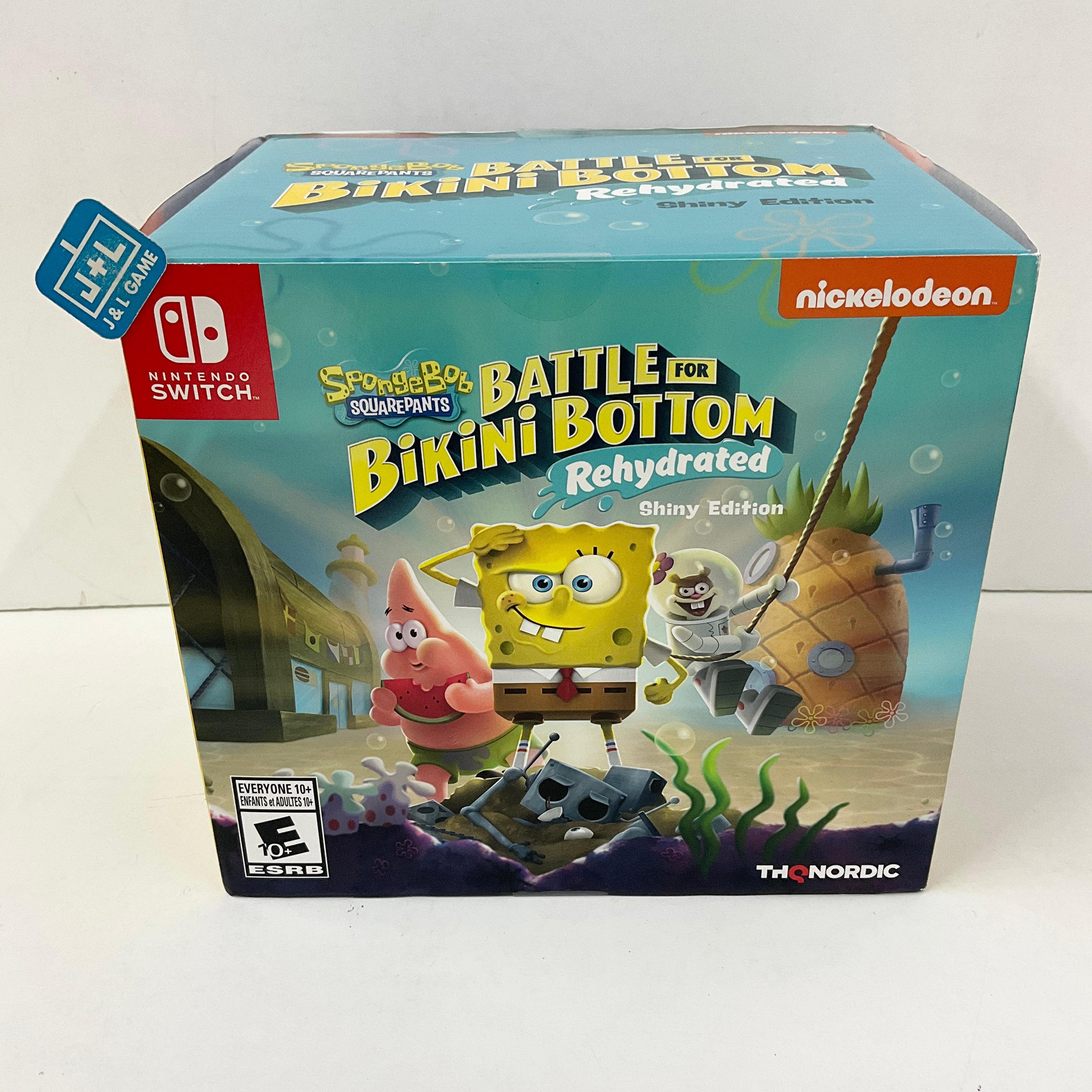 Spongebob Squarepants: Battle for Bikini Bottom Rehydrated (Shiny Edition) - (NSW) Nintendo Switch Video Games THQ Nordic