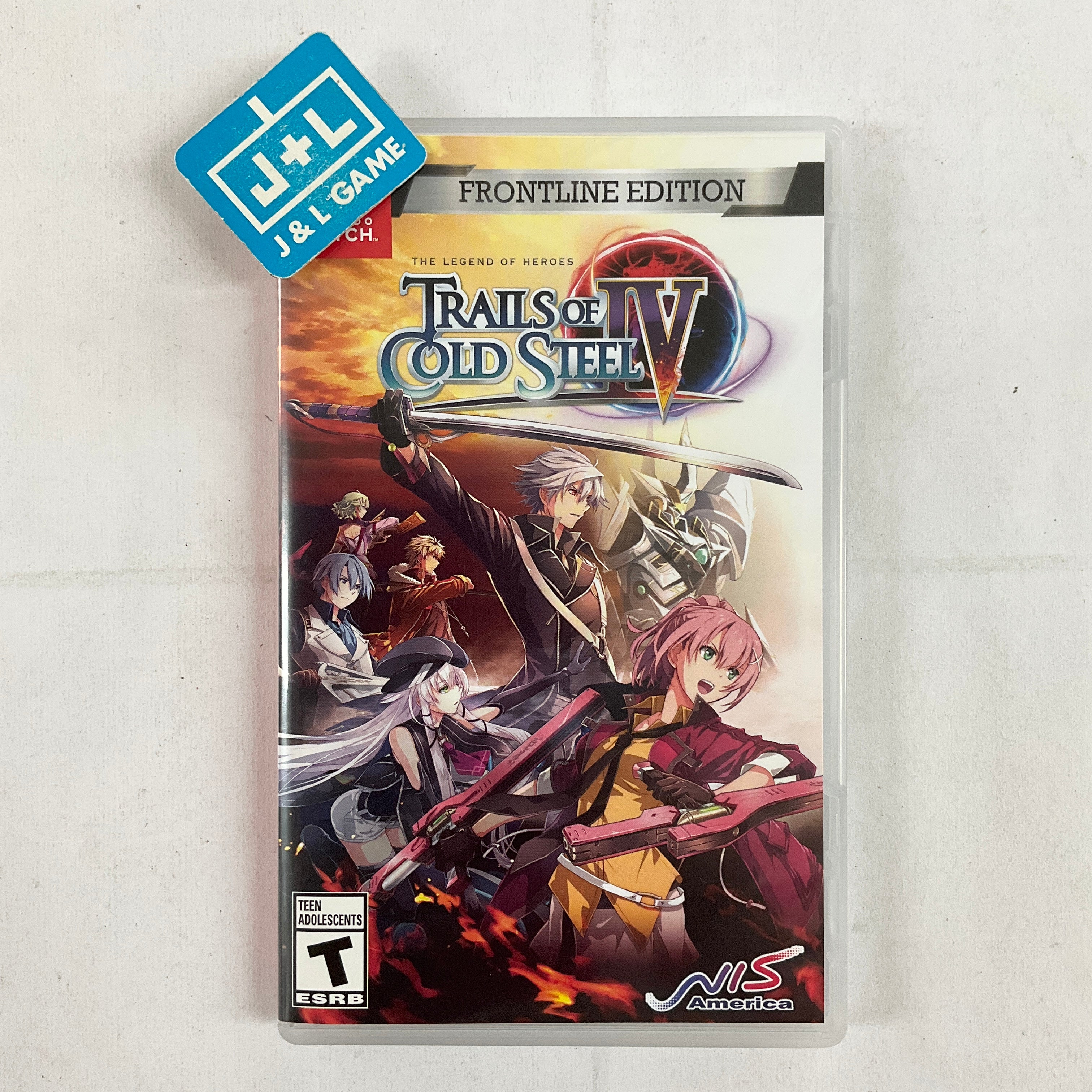 The Legend of Heroes: Trails of Cold Steel IV (Frontline Edition) - (NSW) Nintendo Switch [Pre-Owned] Video Games NIS America   