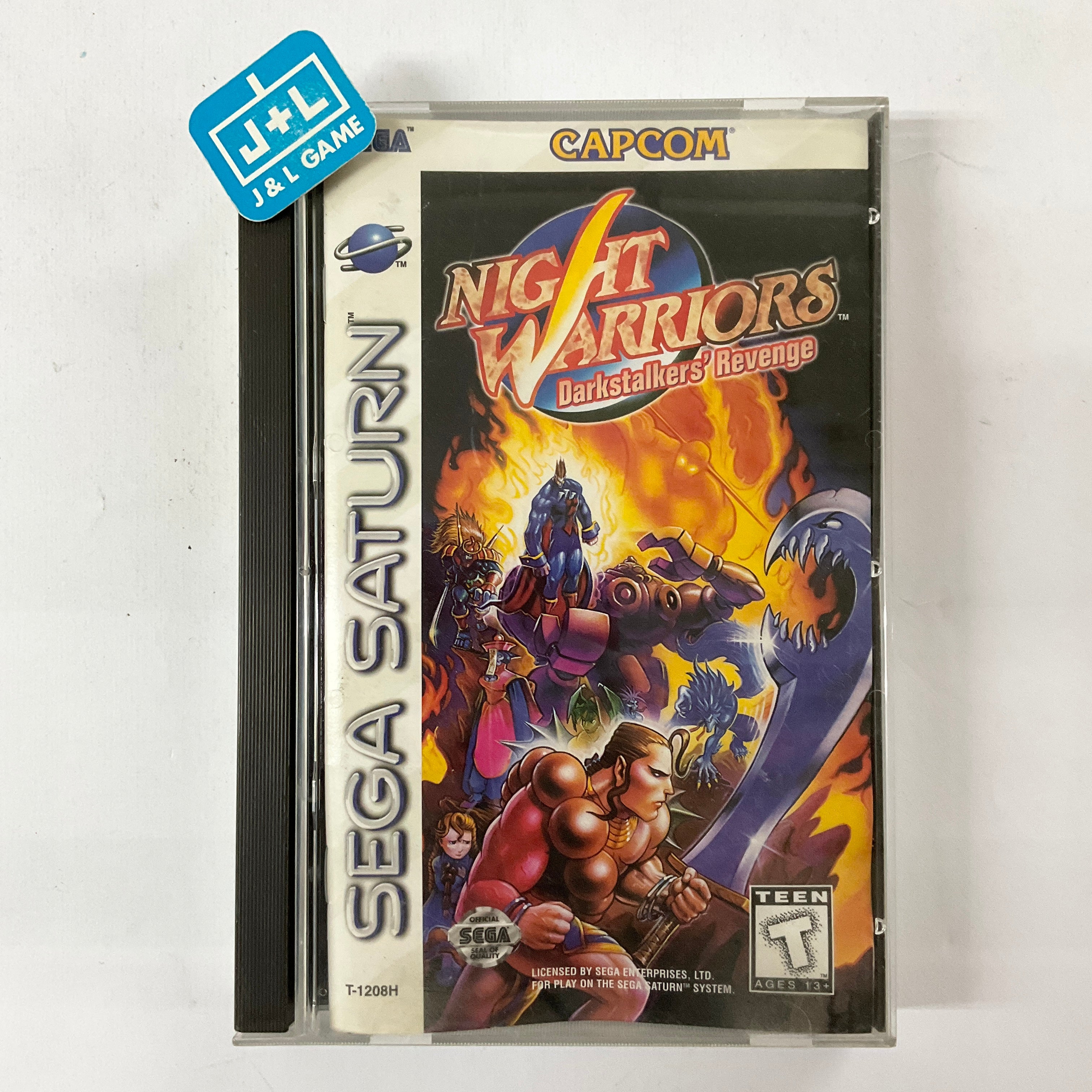 Night Warriors: Darkstalkers' Revenge - (SS) SEGA Saturn [Pre