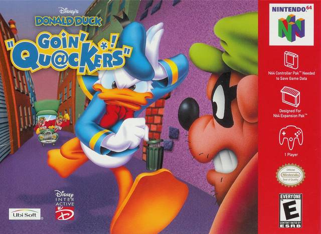 Disney's Donald Duck Goin' Quackers - (N64) Nintendo 64 [Pre-Owned] Video Games Ubisoft   