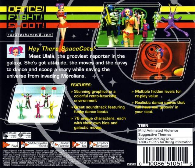 Space Channel 5 - (DC) SEGA Dreamcast Video Games Sega   