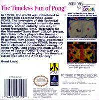 Pong: The Next Level - (GBC) Game Boy Color [Pre-Owned] Video Games Hasbro Interactive   