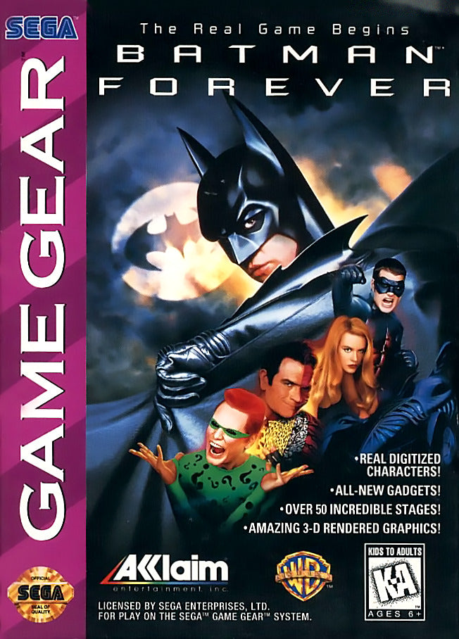 Batman Forever - SEGA GameGear [Pre-Owned] Video Games Acclaim   
