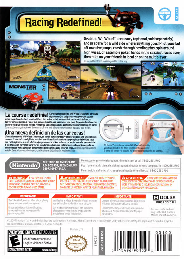Excitebots: Trick Racing - Nintendo Wii [Pre-Owned] Video Games Nintendo   