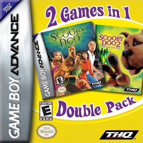 2 Games in 1 Double Pack: Scooby-Doo / Scooby-Doo 2: Monsters Unleashed - (GBA) Game Boy Advance [Pre-Owned] Video Games THQ   