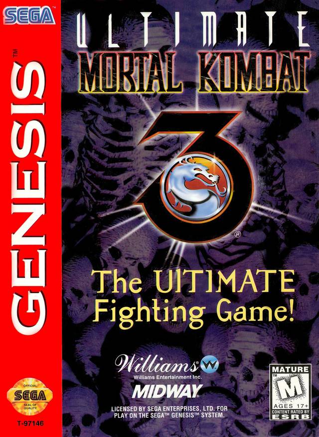Ultimate Mortal Kombat 3 - (SG) SEGA Genesis [Pre-Owned] Video Games Williams   