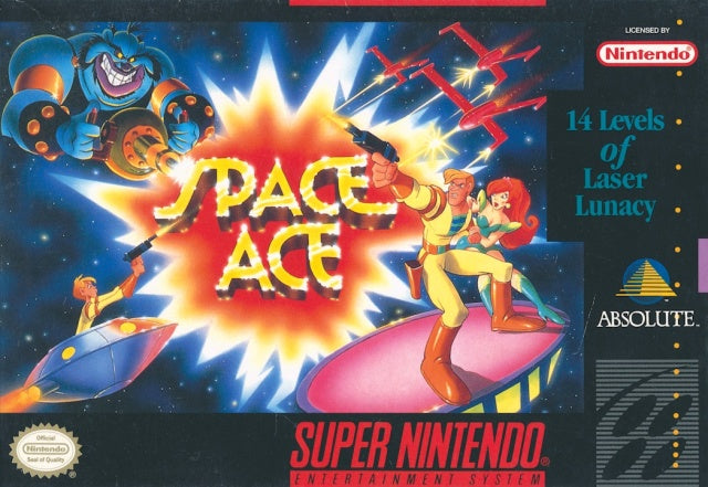 Space Ace - (SNES) Super Nintendo [Pre-Owned] Video Games Absolute Entertainment   