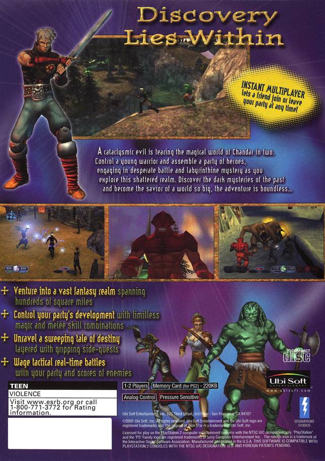 The Legend of Alon D'ar - (PS2) PlayStation 2 Video Games Ubisoft   