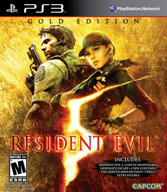 Resident Evil 5: Gold Edition - (PS3) PlayStation 3 [Pre-Owned] Video Games Capcom   