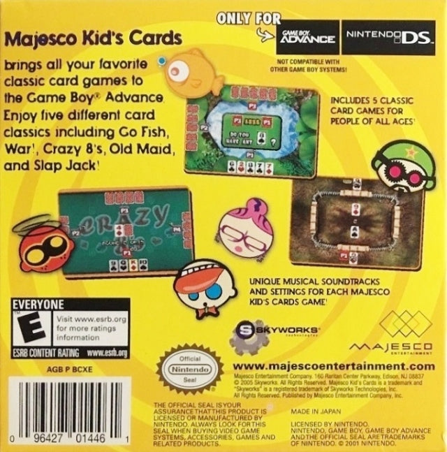 Majesco Kid's Cards - (GBA) Game Boy Advance [Pre-Owned] Video Games Majesco   