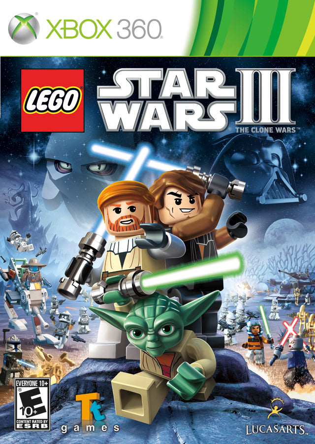 LEGO Star Wars III: The Clone Wars - Xbox 360 [Pre-Owned] Video Games LucasArts   
